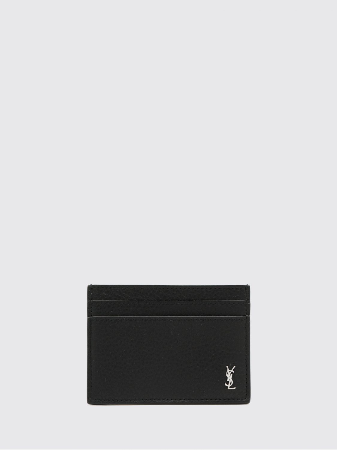 Saint Laurent Wallet Men Black SAINT LAURENT