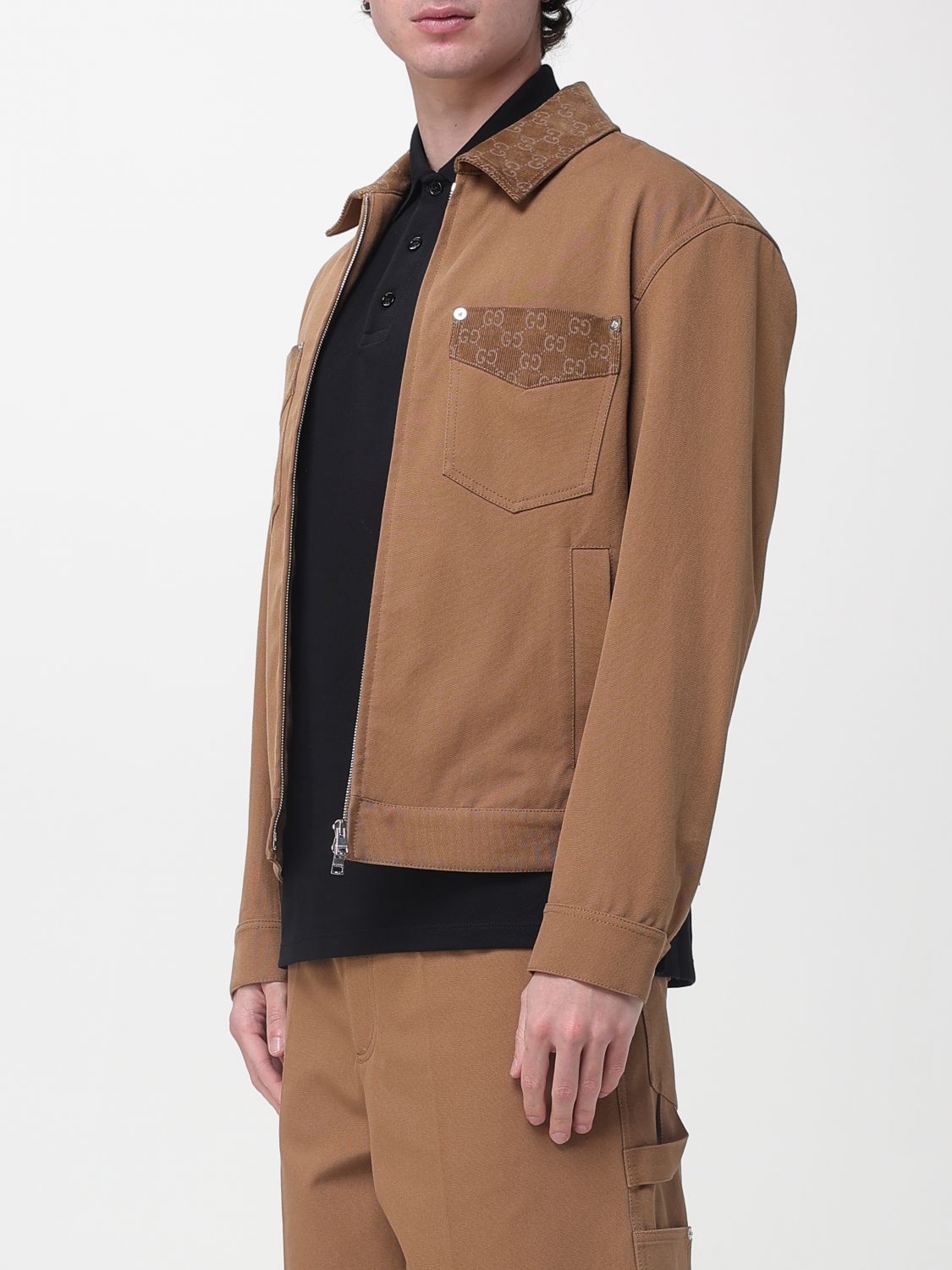 Gucci Jacket Men Camel GUCCI
