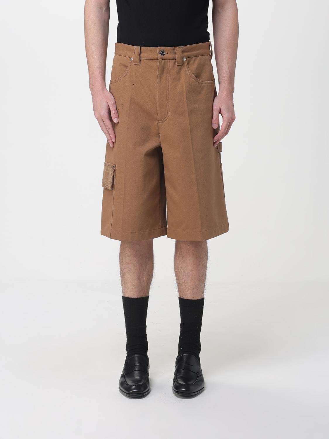 Gucci Shorts Men Camel GUCCI