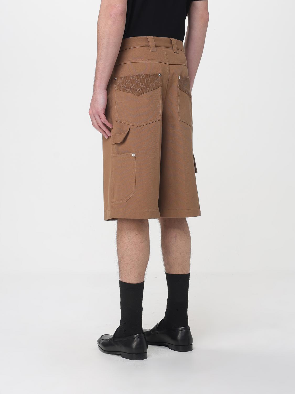 Gucci Shorts Men Camel GUCCI