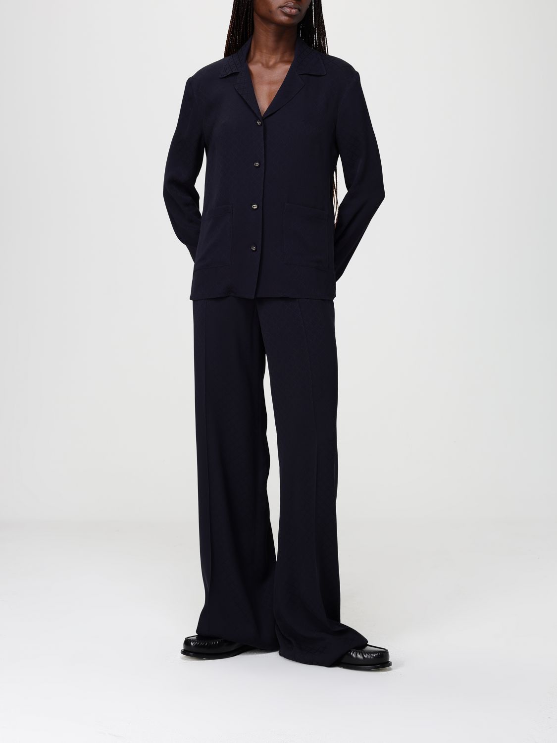 Gucci Pants Woman Blue GUCCI