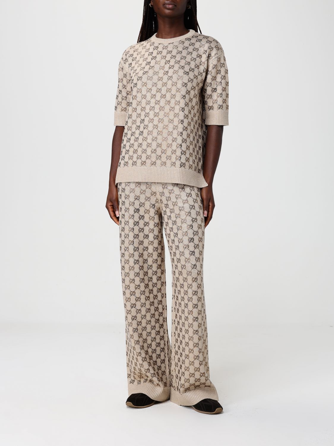 Gucci Sweater Woman Beige GUCCI