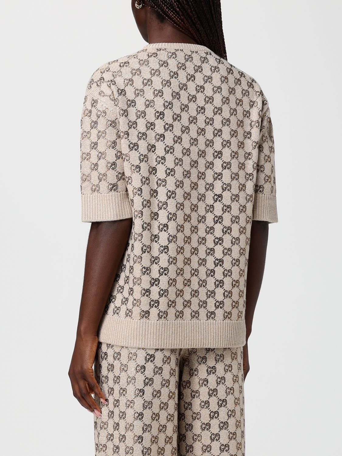 Gucci Sweater Woman Beige GUCCI