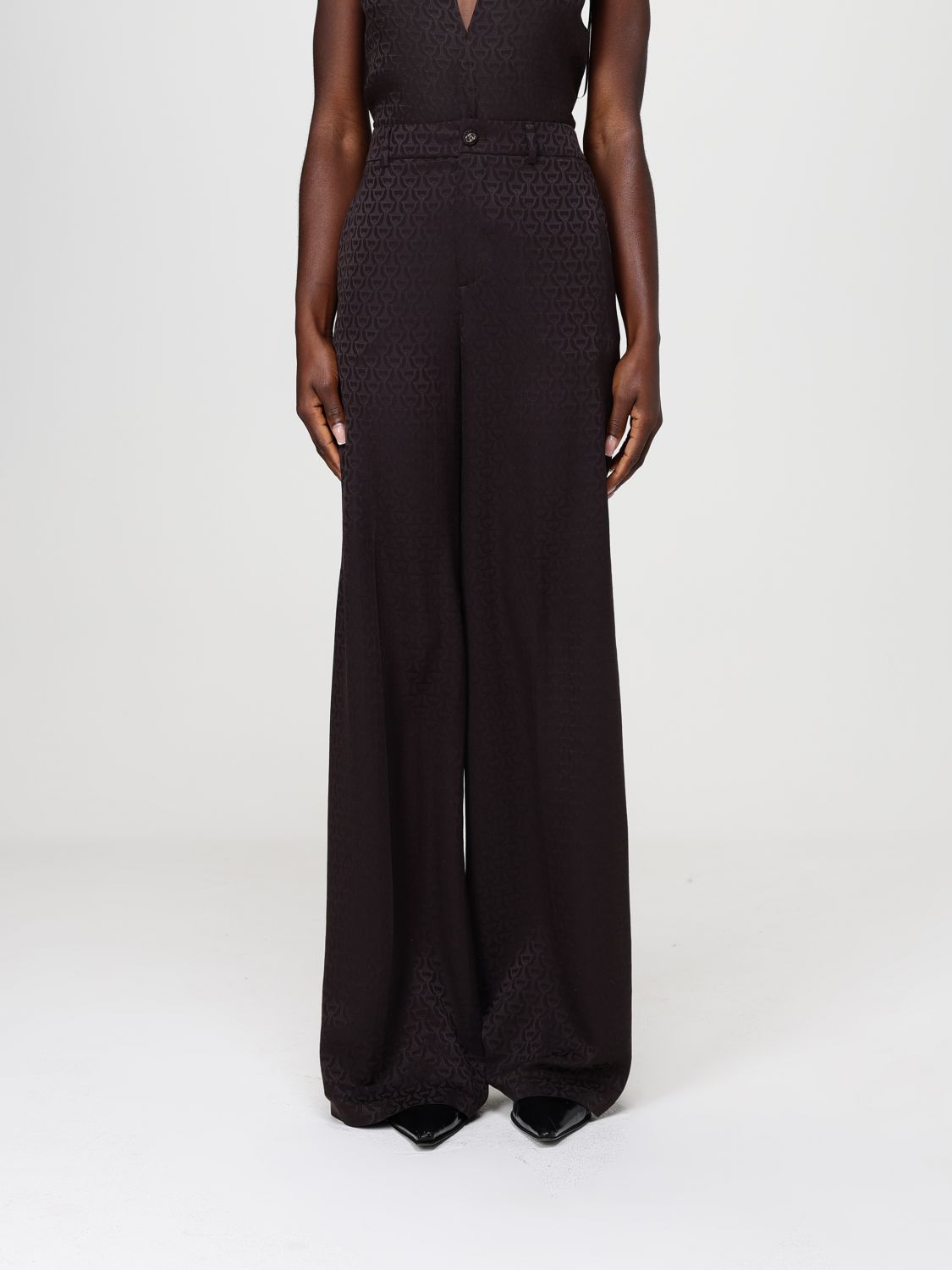 Gucci Pants Woman Brown GUCCI