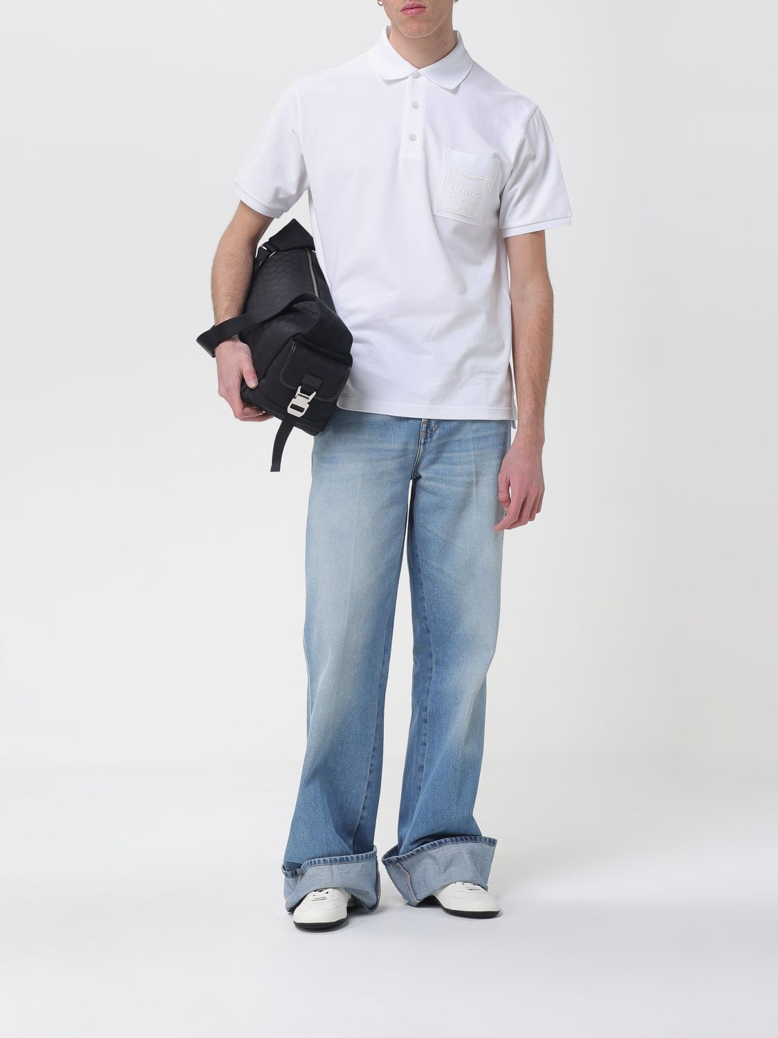 Gucci Shoulder Bag Men Black GUCCI