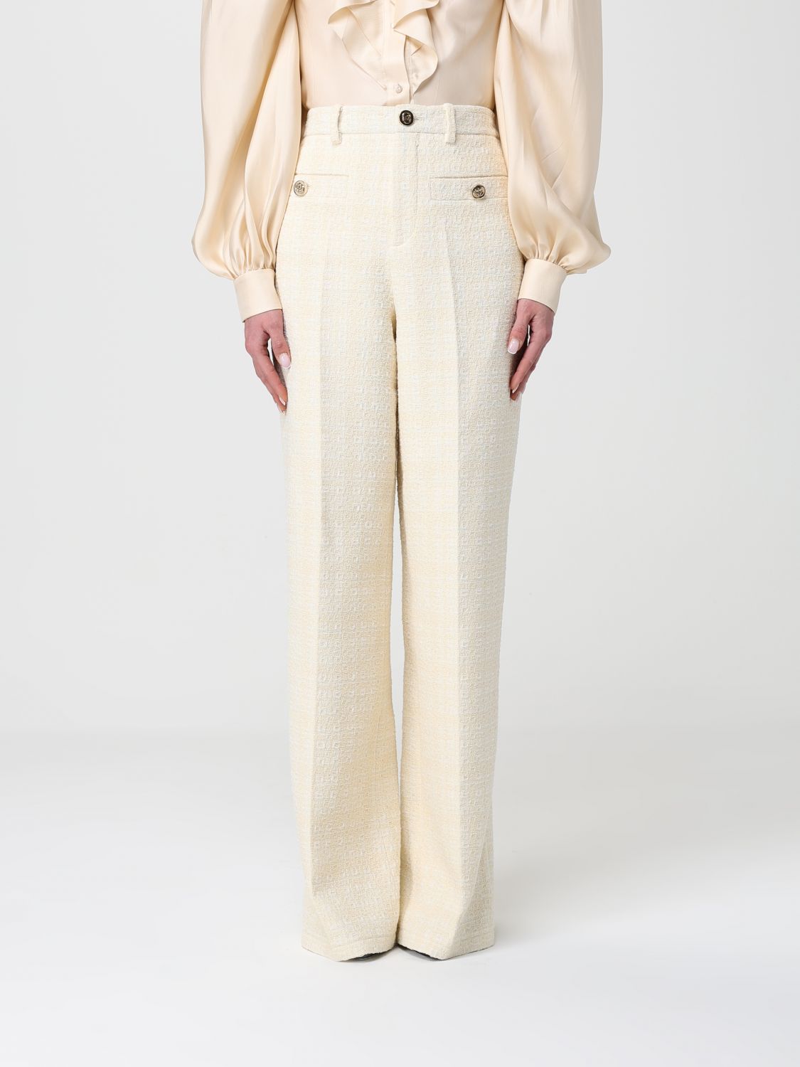 Gucci Pants Woman Beige GUCCI