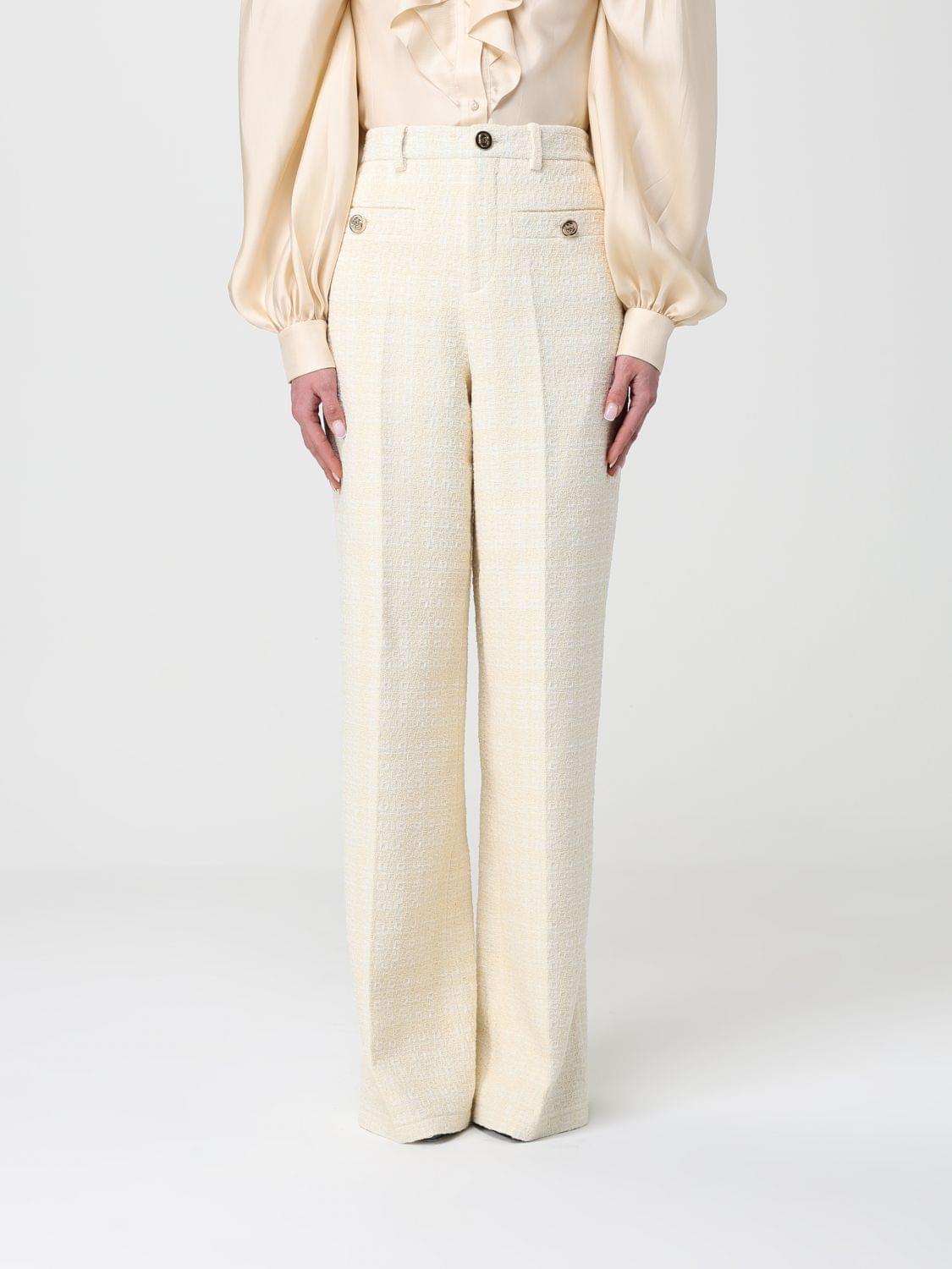 Gucci Women Gucci Cotton Tweed Trousers GUCCI