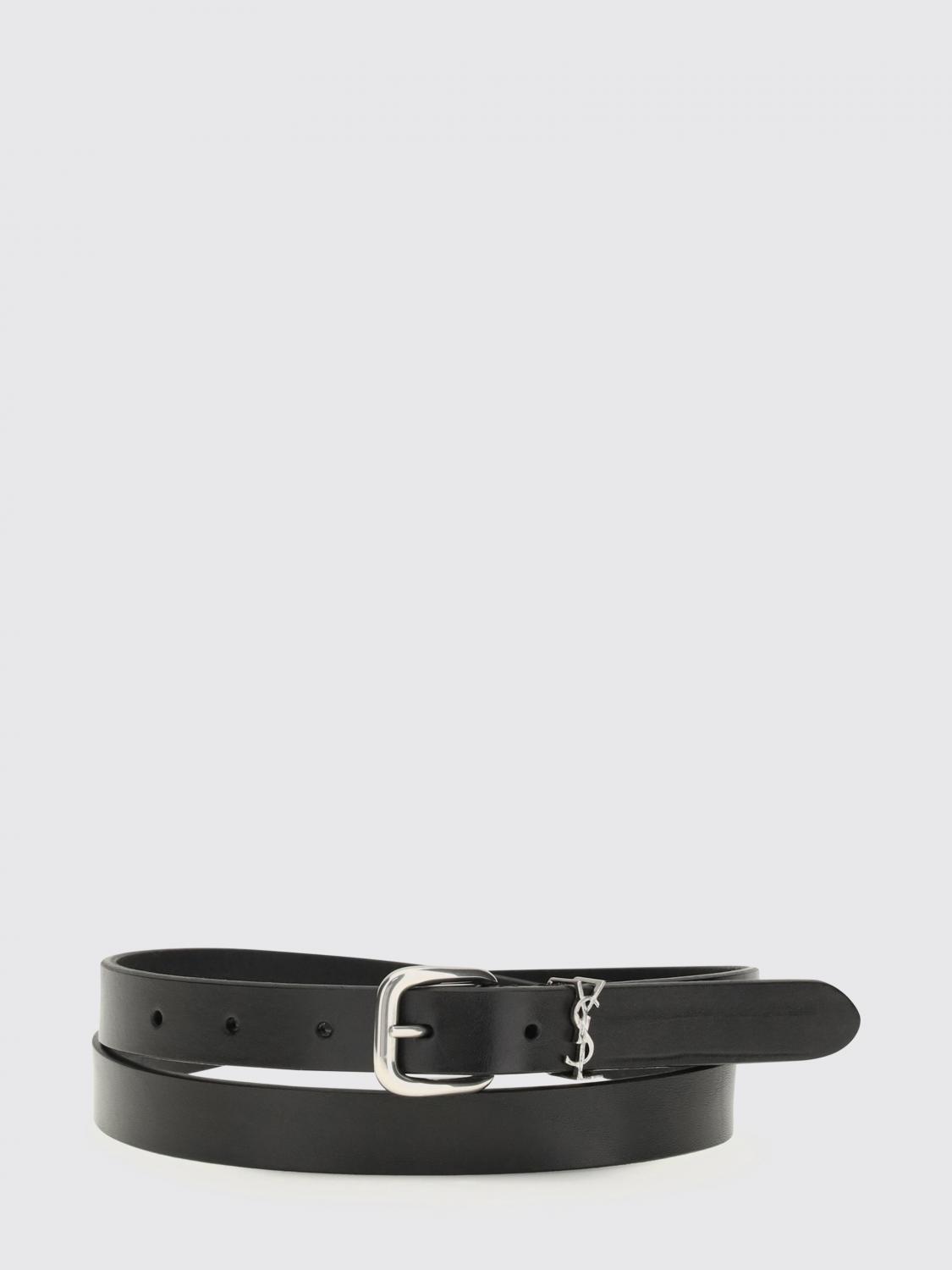 Saint Laurent Belt Men Black SAINT LAURENT