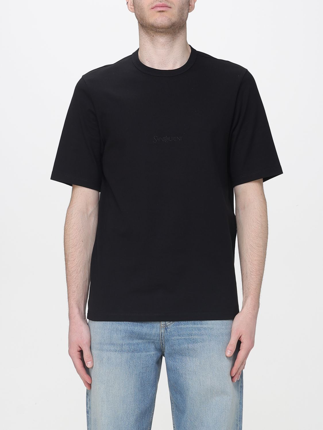 Saint Laurent T-Shirt Men Black SAINT LAURENT