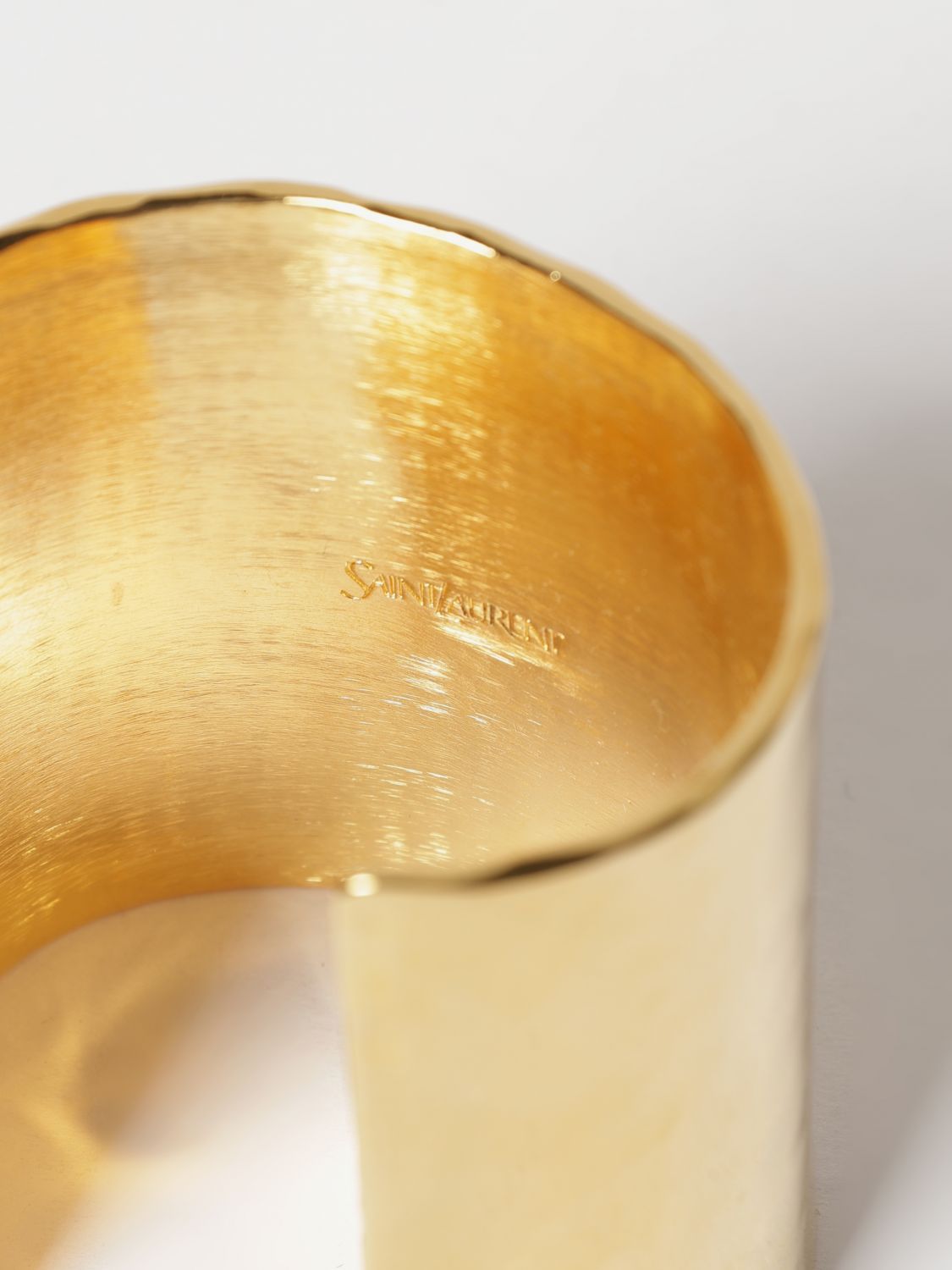 Saint Laurent Cassandre Brass Bracelet SAINT LAURENT