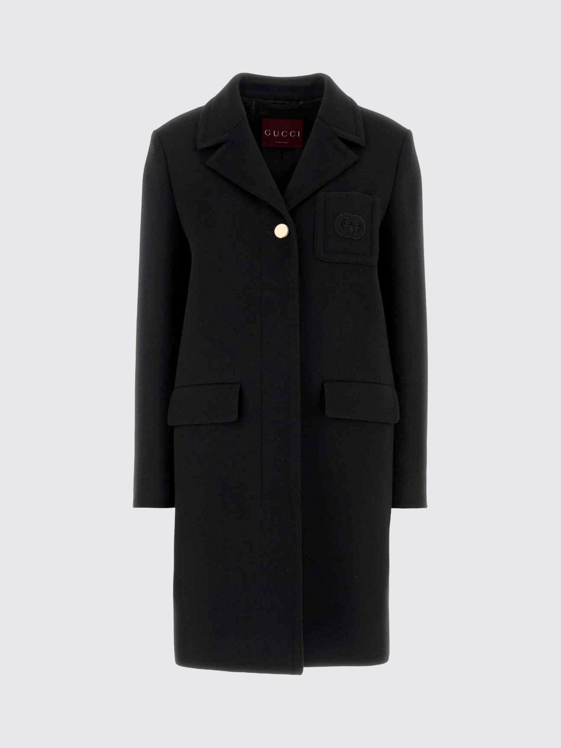 Gucci Coat Woman Black GUCCI