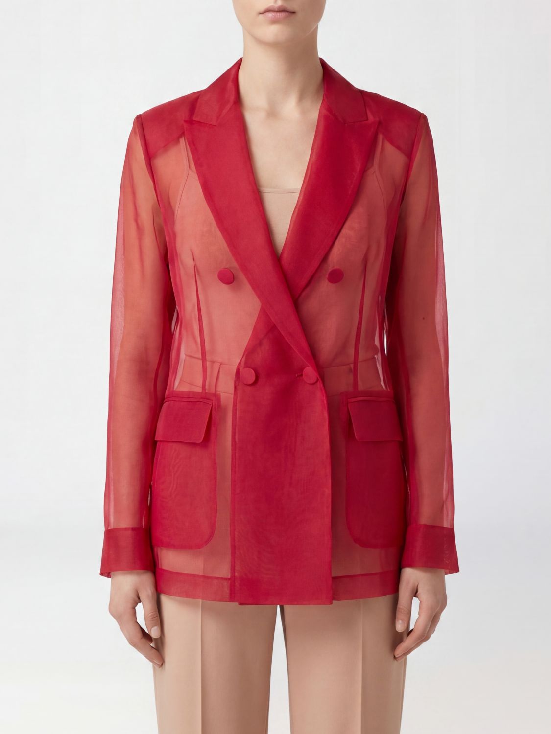 Max Mara Jacket Woman Fuchsia MAX MARA