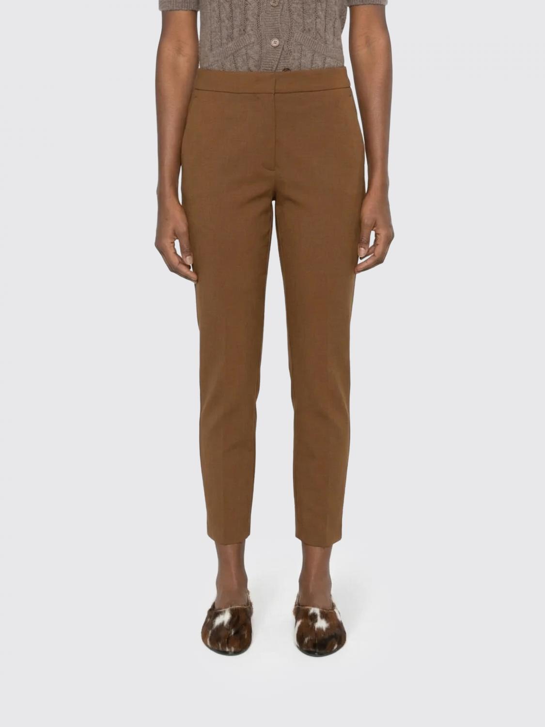 Max Mara Pants Woman Brown MAX MARA
