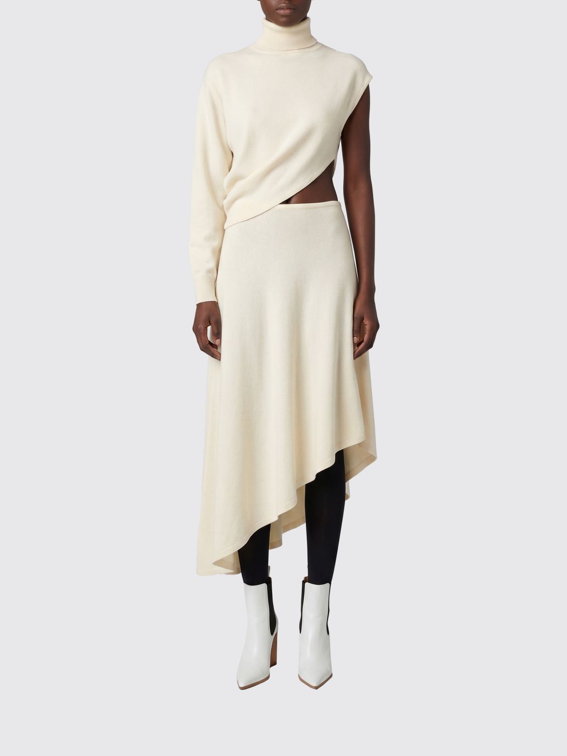 AlaiA Women Asymmetric Virgin Wool Dress Alaia ALAIA