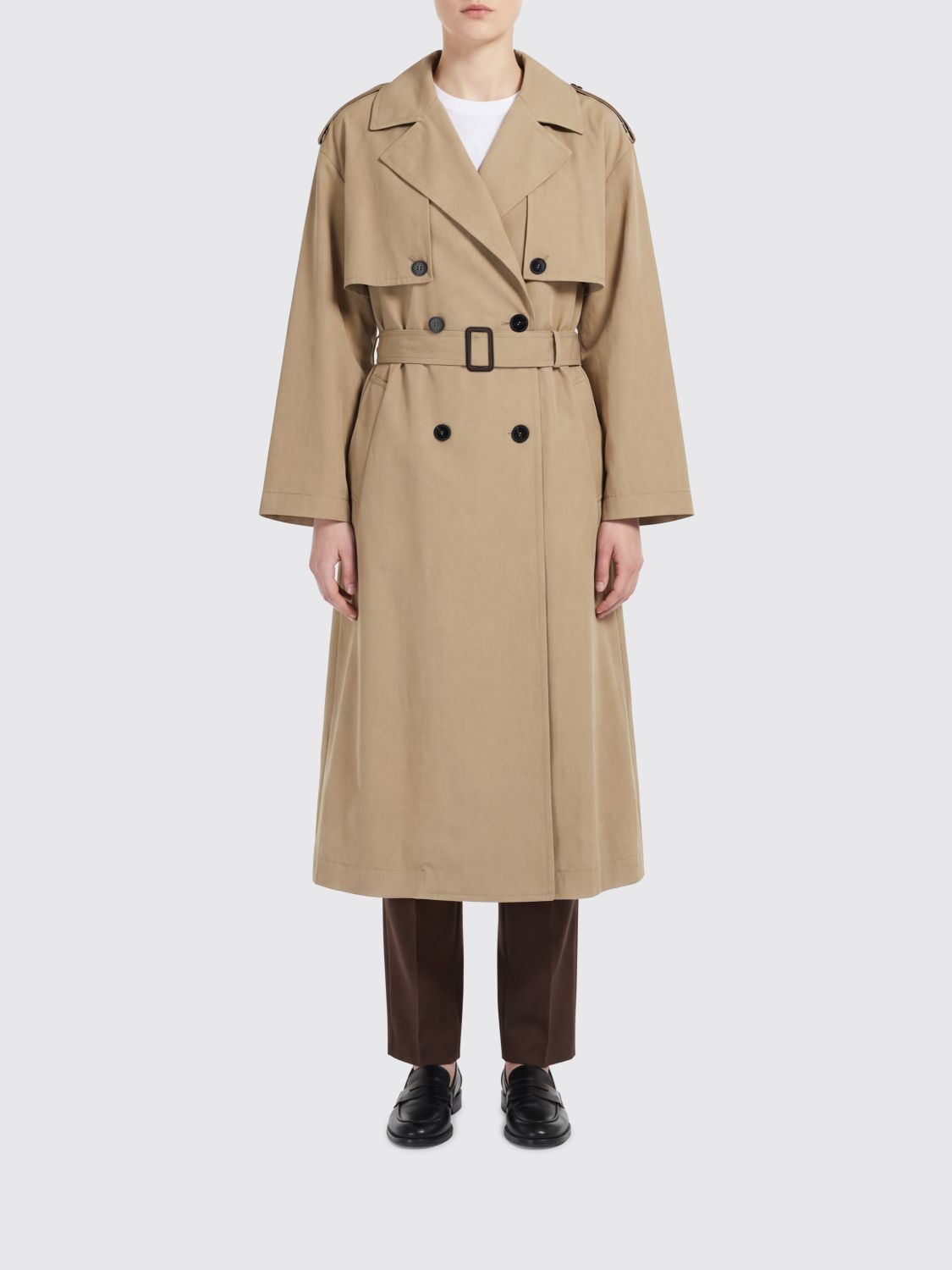 Weekend Max Mara Coat Woman Brown WEEKEND MAX MARA