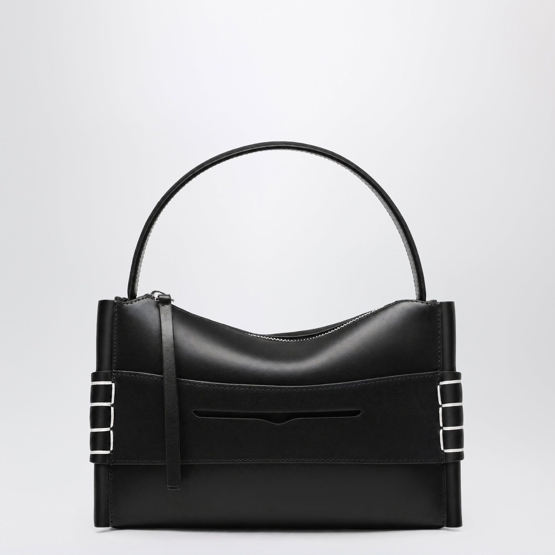 Jw Anderson Loafer Bag In Calfskin Leather, Black Women J.W. ANDERSON
