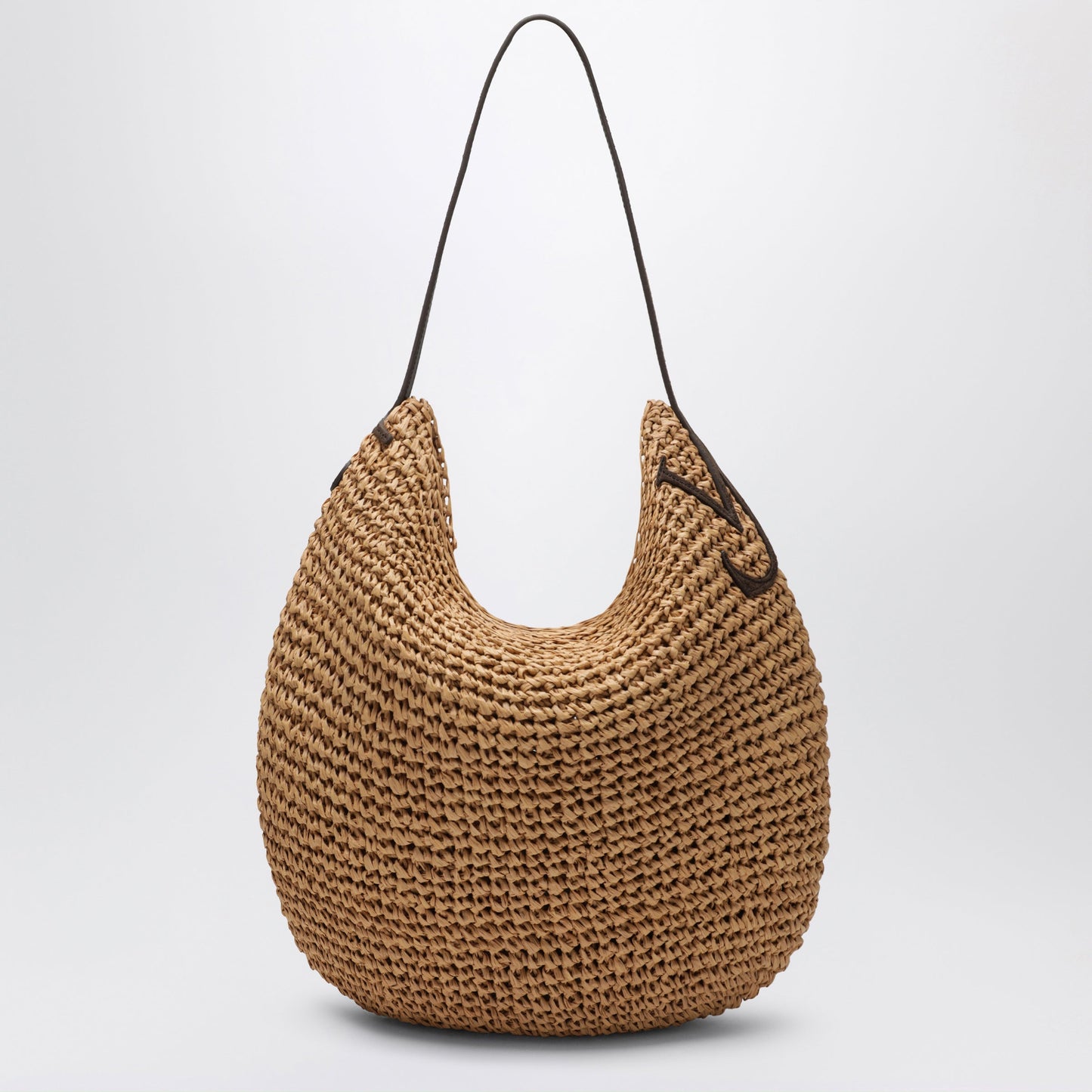 Jw Anderson Large Bulb Bag In Natural Raffia Women J.W. ANDERSON