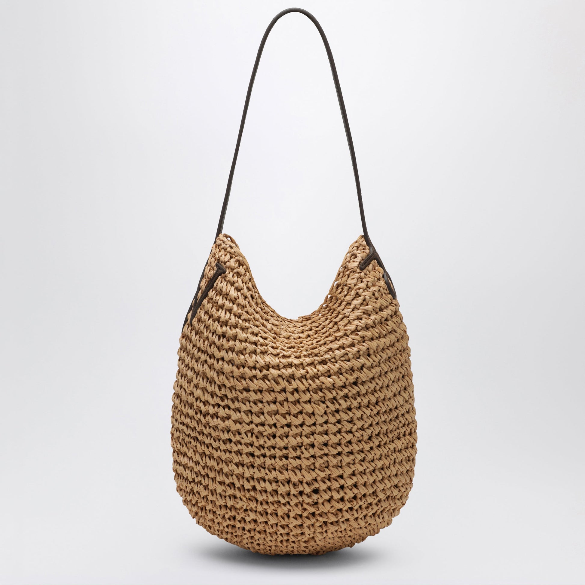 Jw Anderson Small Bulb Bag In Natural Raffia Women J.W. ANDERSON
