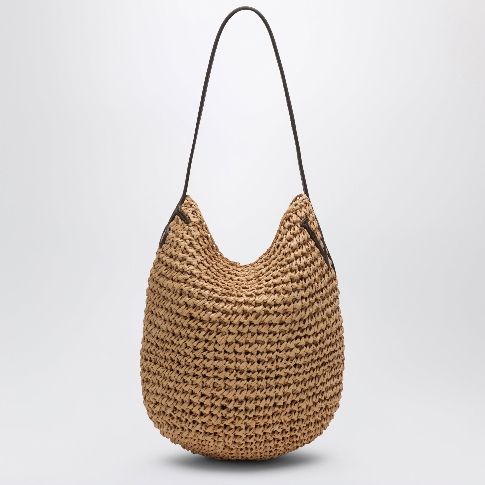 Jw Anderson Small Bulb Bag In Natural Raffia Women J.W. ANDERSON