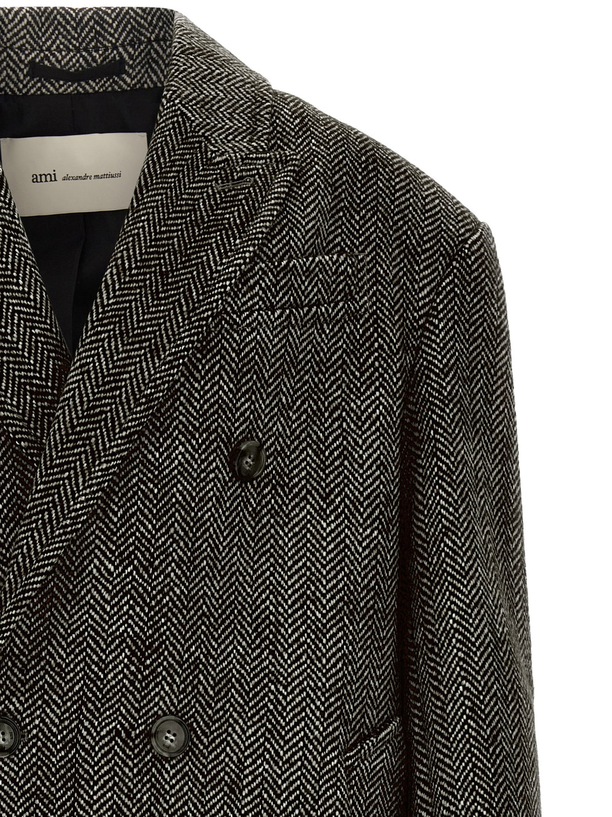 Ami Paris Men Double-Breasted Coat AMI PARIS