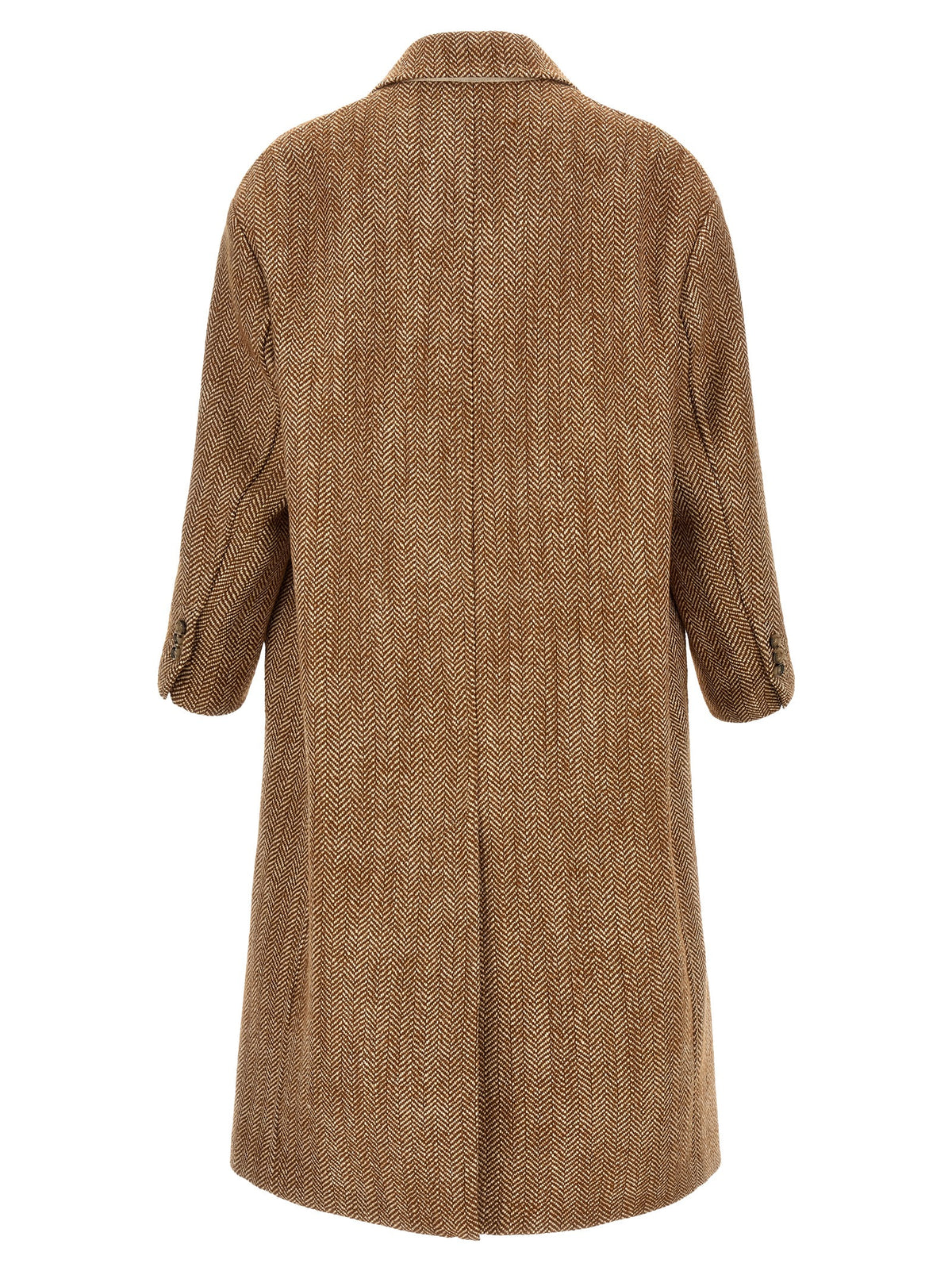 Ami Paris Men Herringbone Coat AMI PARIS