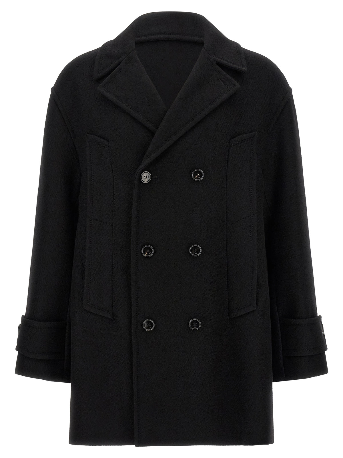 Ami Paris Men Virgin Wool Caban AMI PARIS