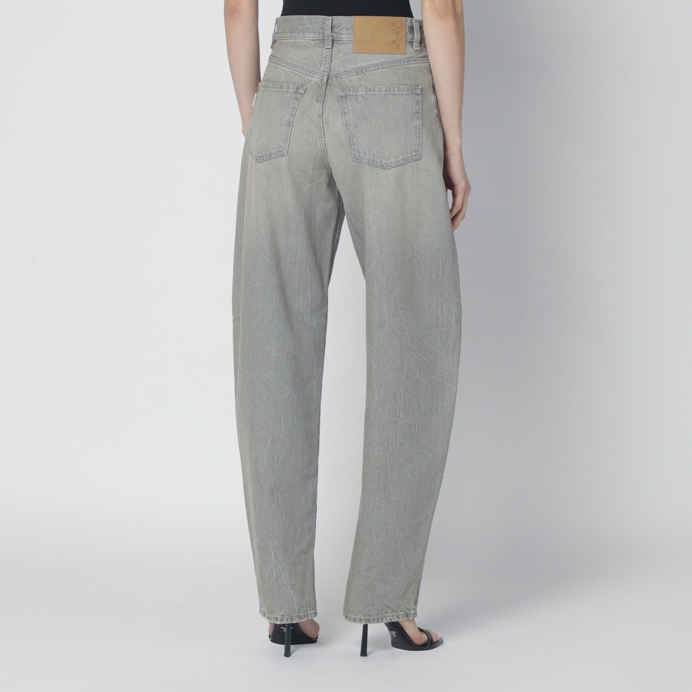 Haikure Bibi Pearl Grey Jeans Women HAIKURE