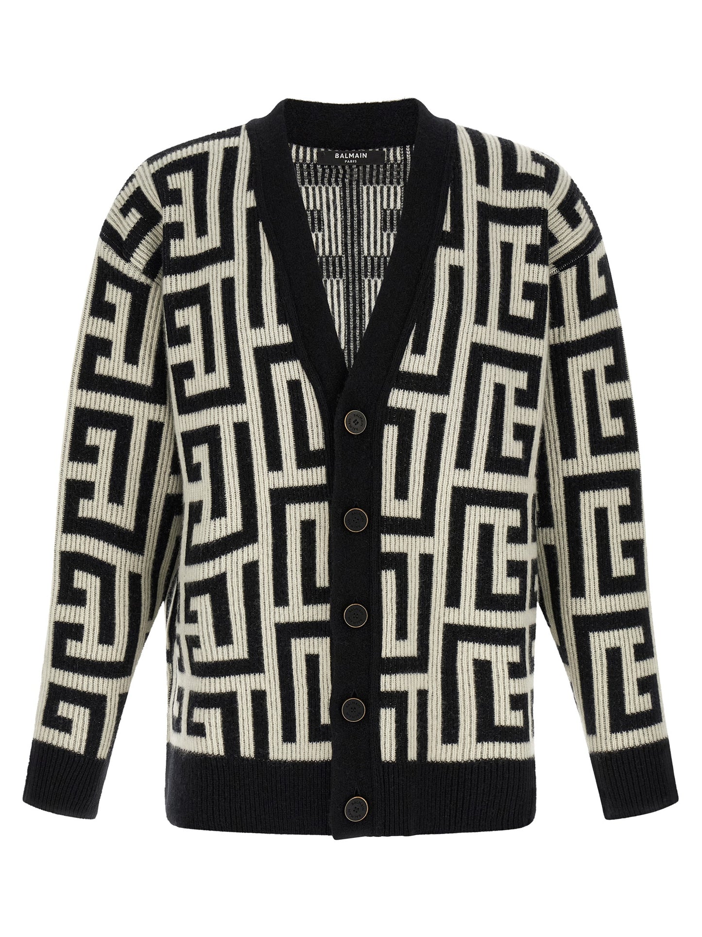 Balmain Men Monogram Macro Cardigan BALMAIN