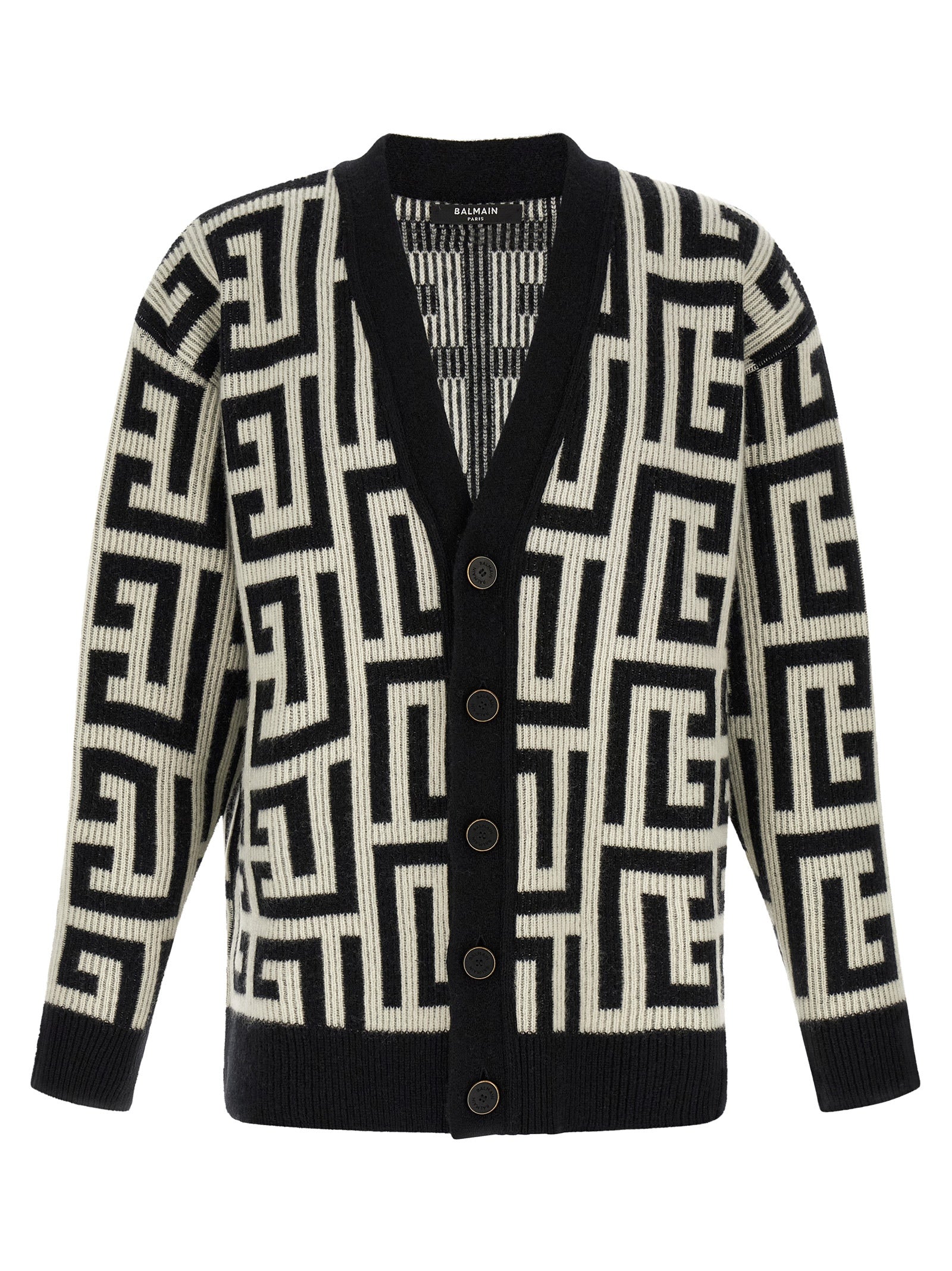 Balmain Men Monogram Macro Cardigan BALMAIN
