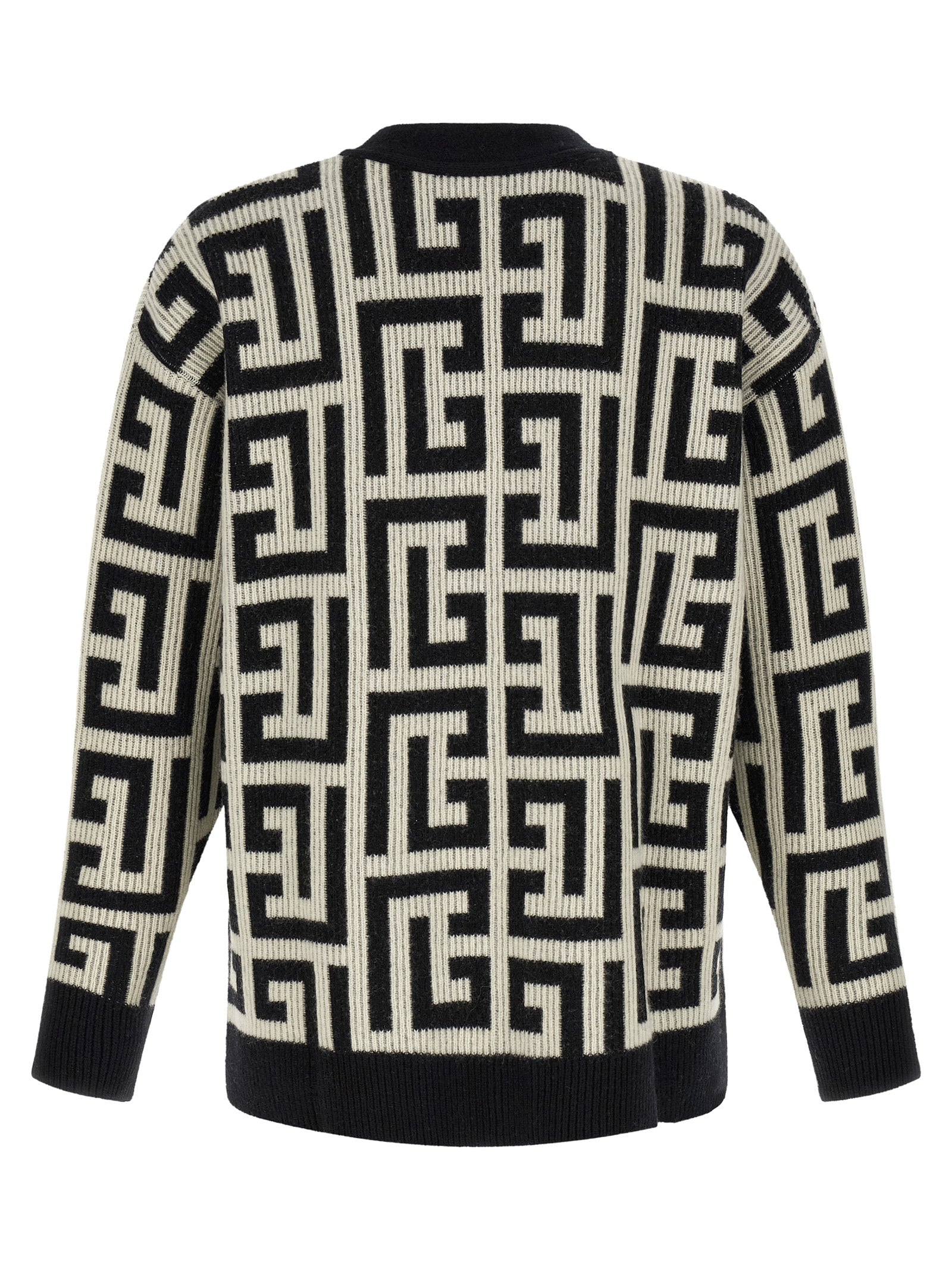 Balmain Men Monogram Macro Cardigan BALMAIN