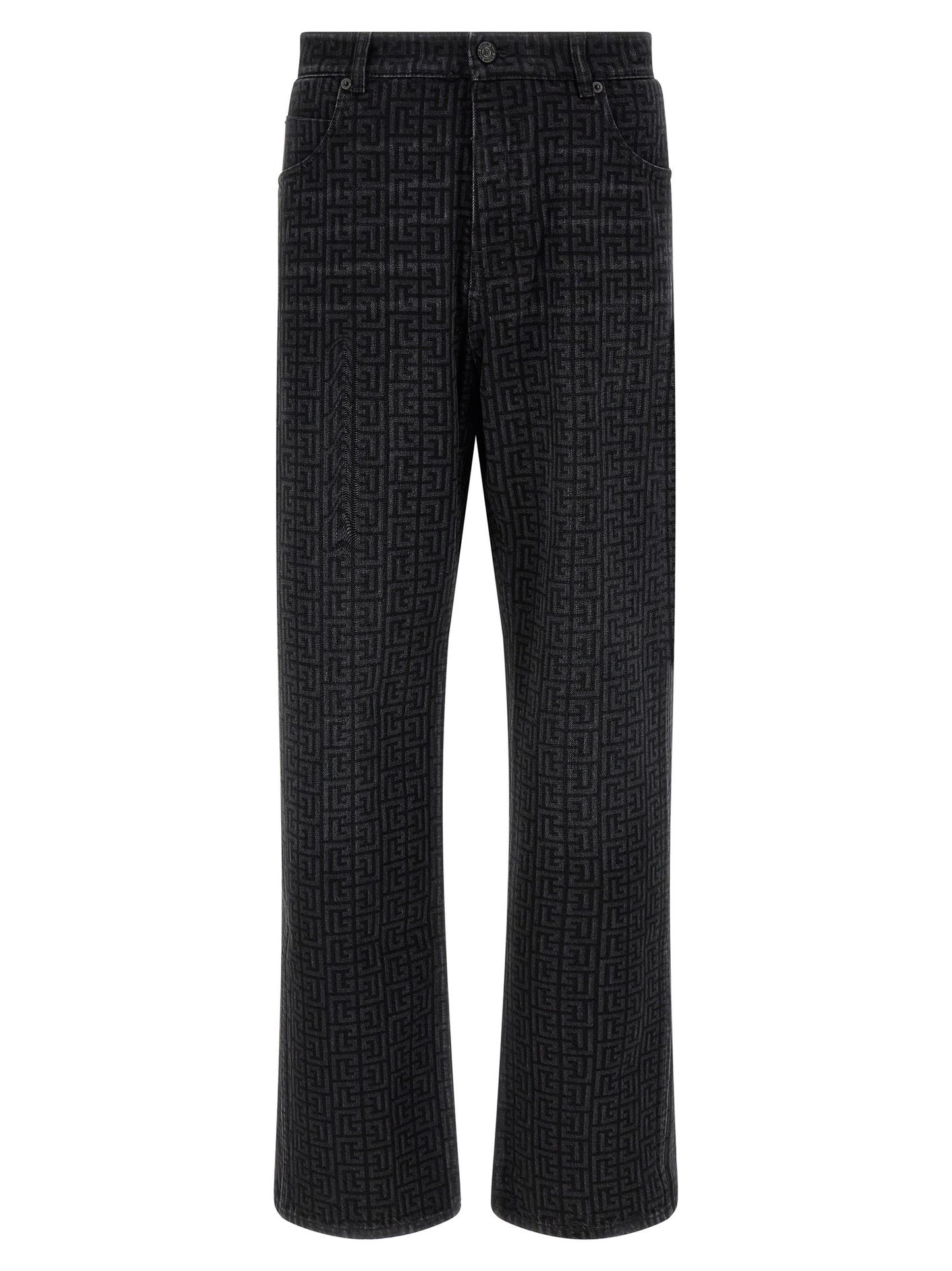 Balmain Men Monogram Pattern Jeans BALMAIN