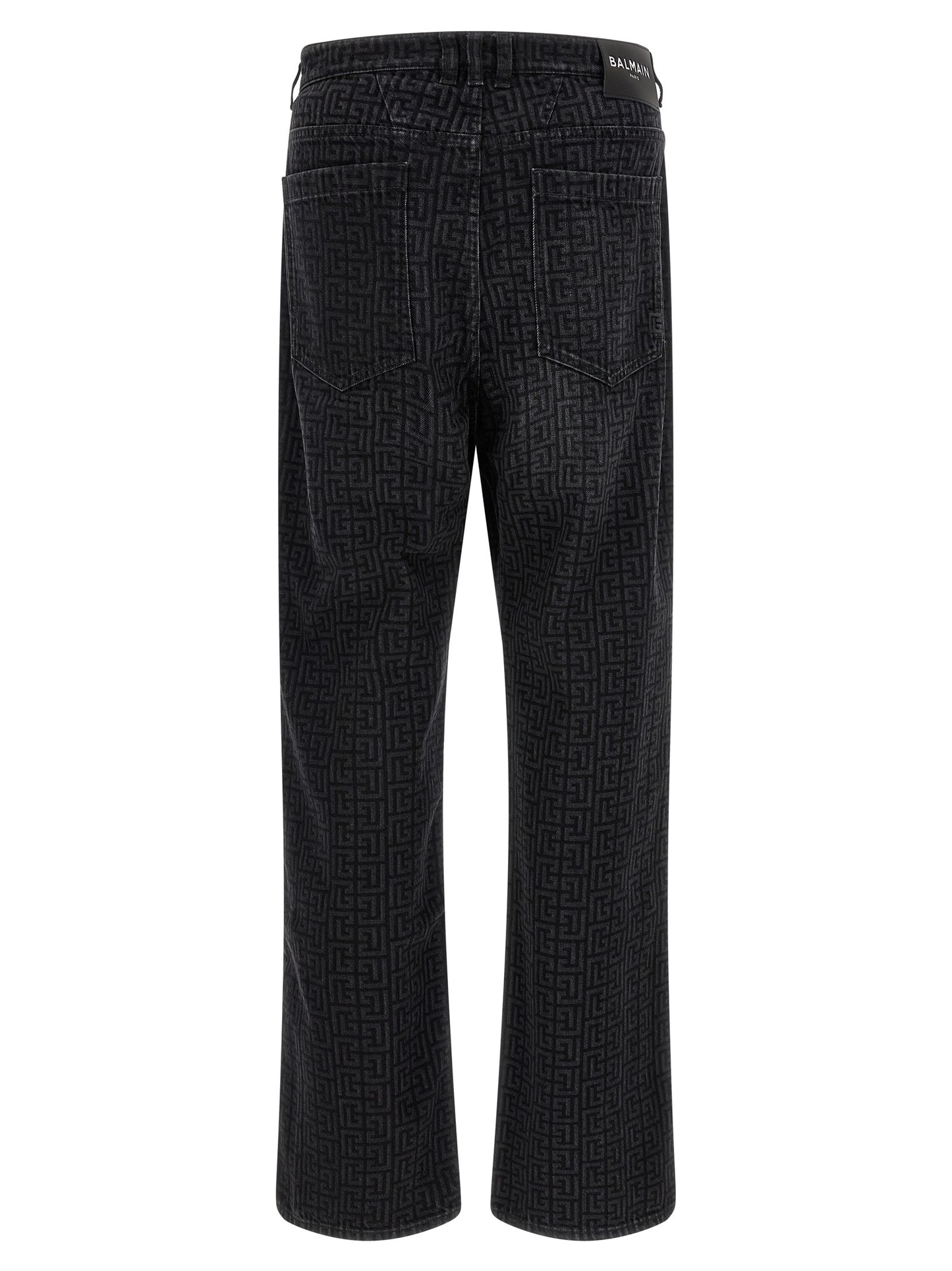 Balmain Men Monogram Pattern Jeans BALMAIN
