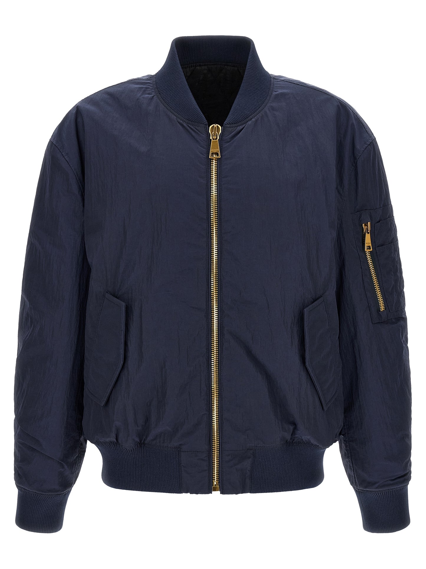 Balmain Men Logo Embroidery Bomber Jacket BALMAIN