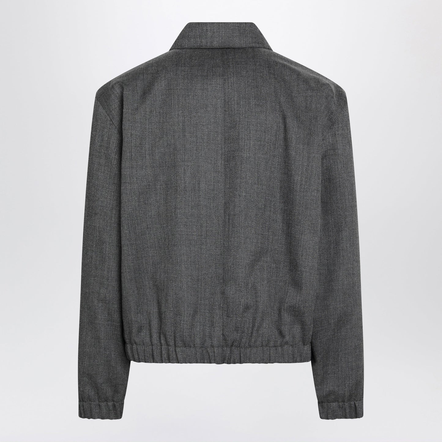Ami Paris Carbon Grey Padded Jacket In Virgin Wool Men AMI PARIS