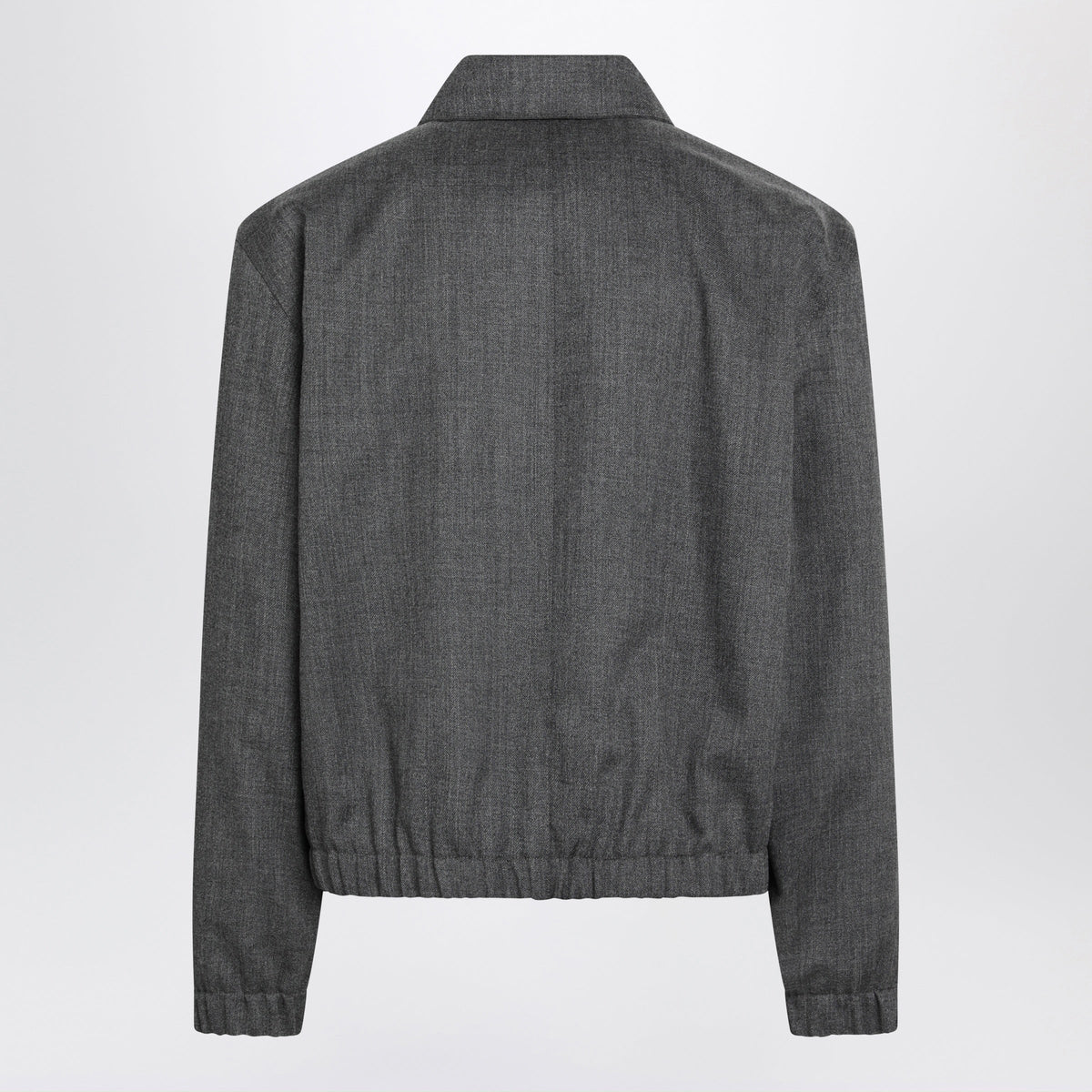Ami Paris Carbon Grey Padded Jacket In Virgin Wool Men AMI PARIS