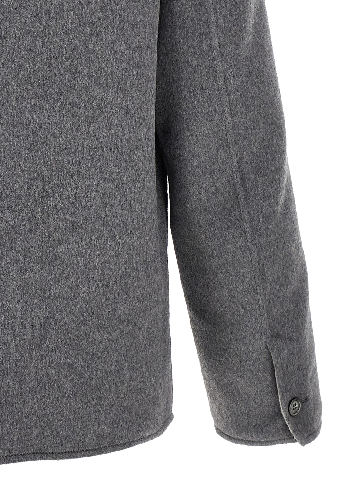 Ami Paris Men Grey Boule Jacket AMI PARIS