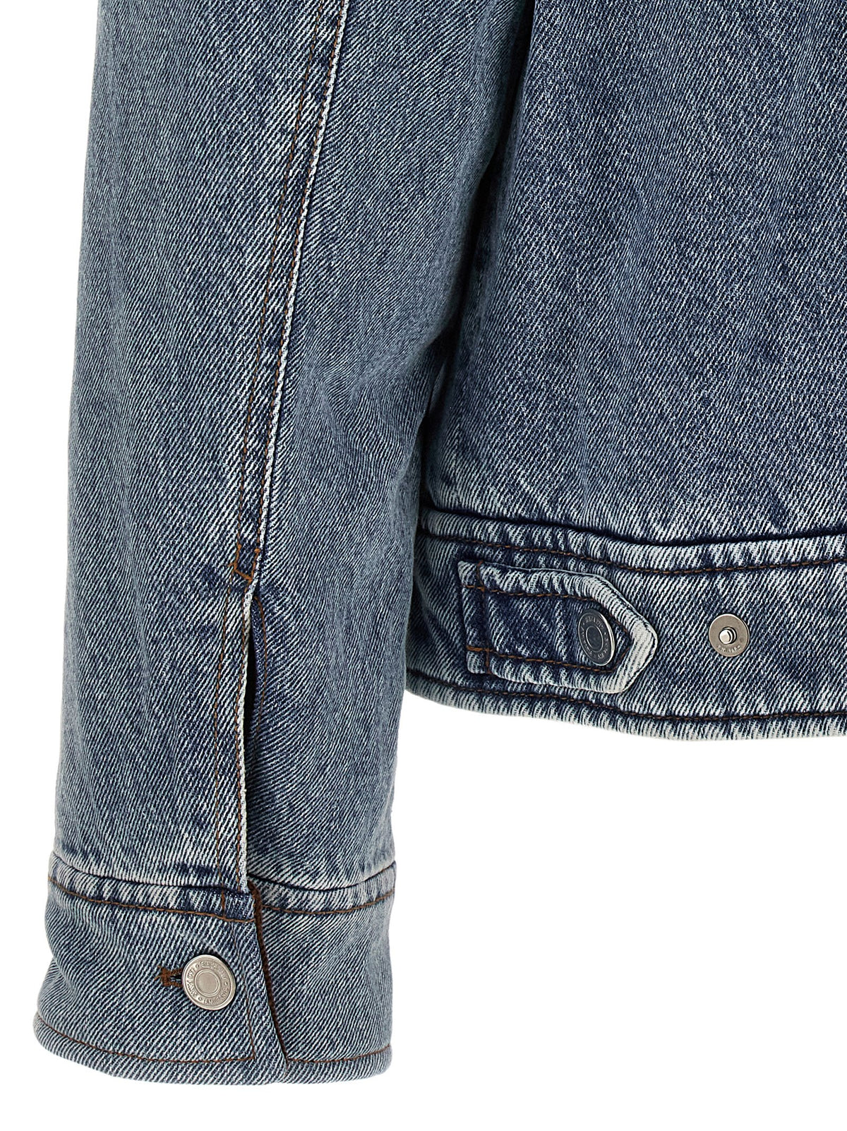 Ami Paris Men 'Ami De Cœur' Denim Jacket AMI PARIS