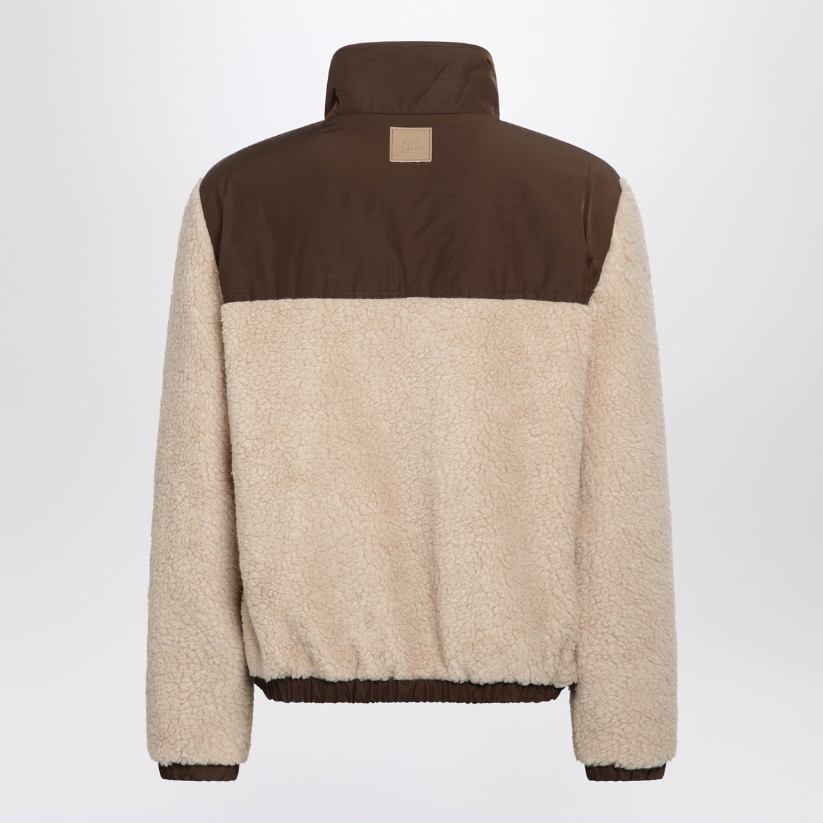 Ami Paris Beige Jacket In Polyester And Wool Blend Men AMI PARIS