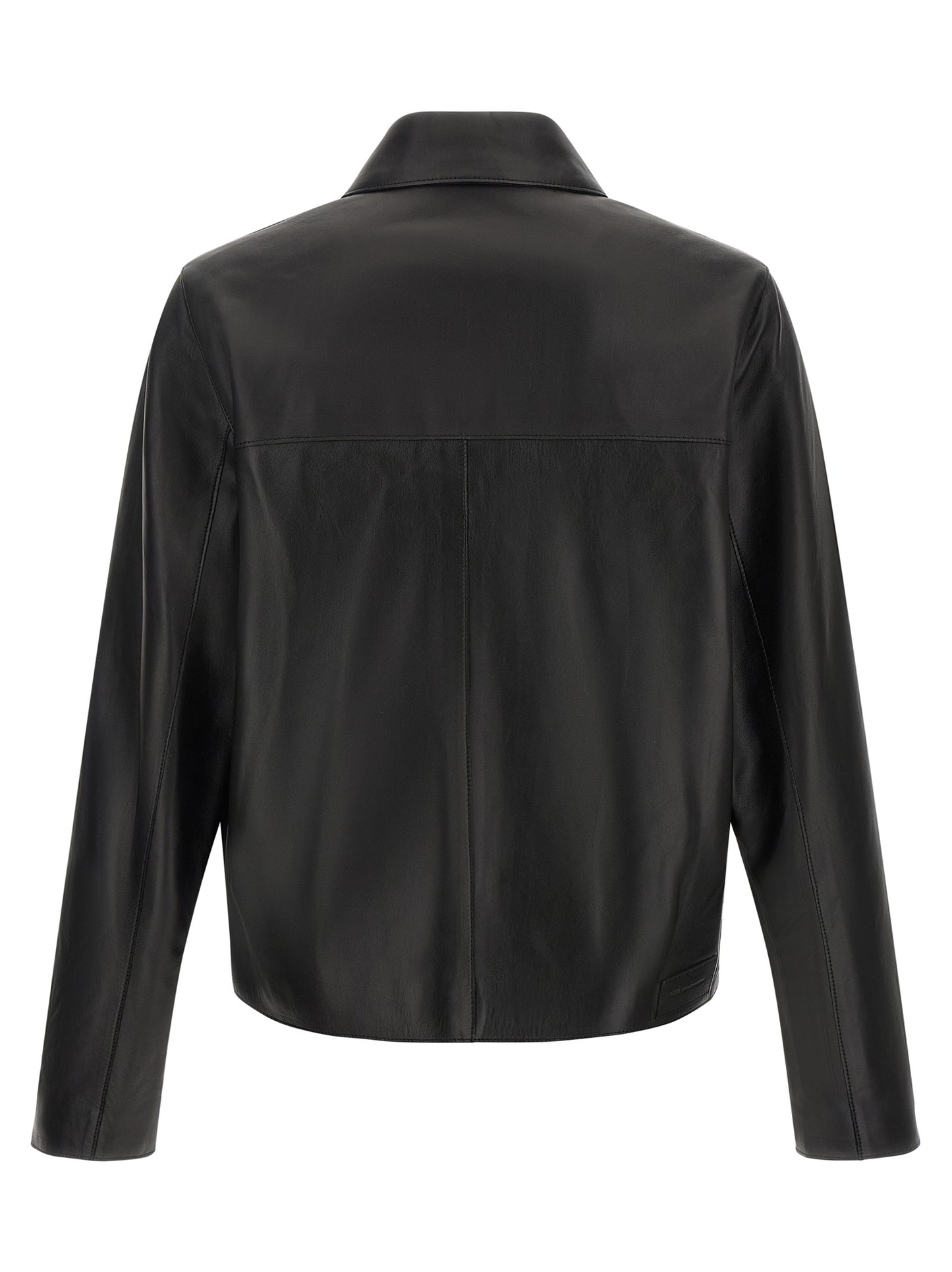 Ami Paris Men Leather Jacket AMI PARIS