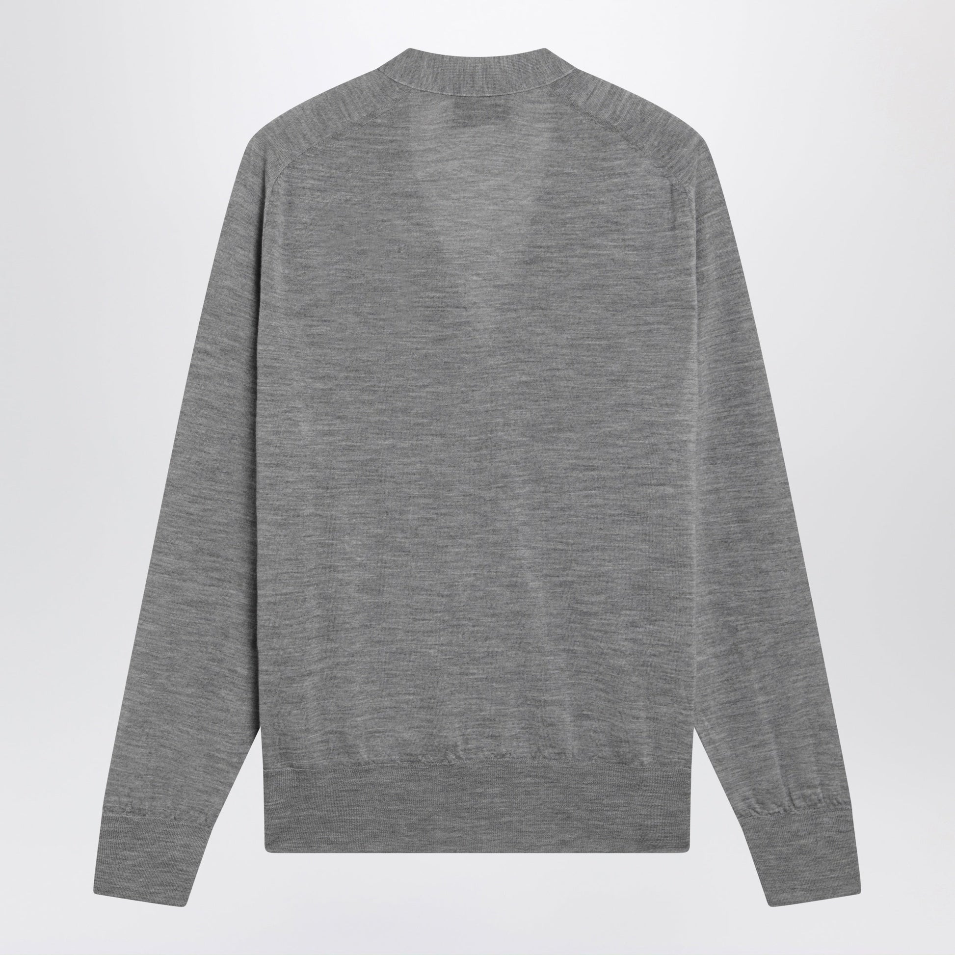 Ami Paris Grey Ami De Coeur Cardigan In Wool Men AMI PARIS