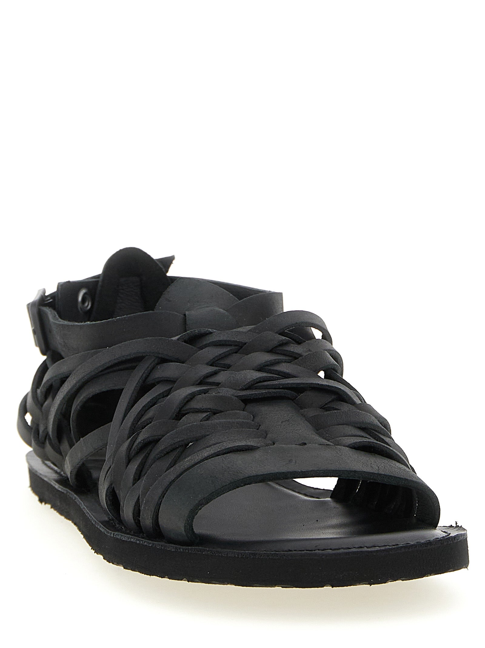 Yohji Yamamoto Men Braided Leather Sandals YOHJI YAMAMOTO