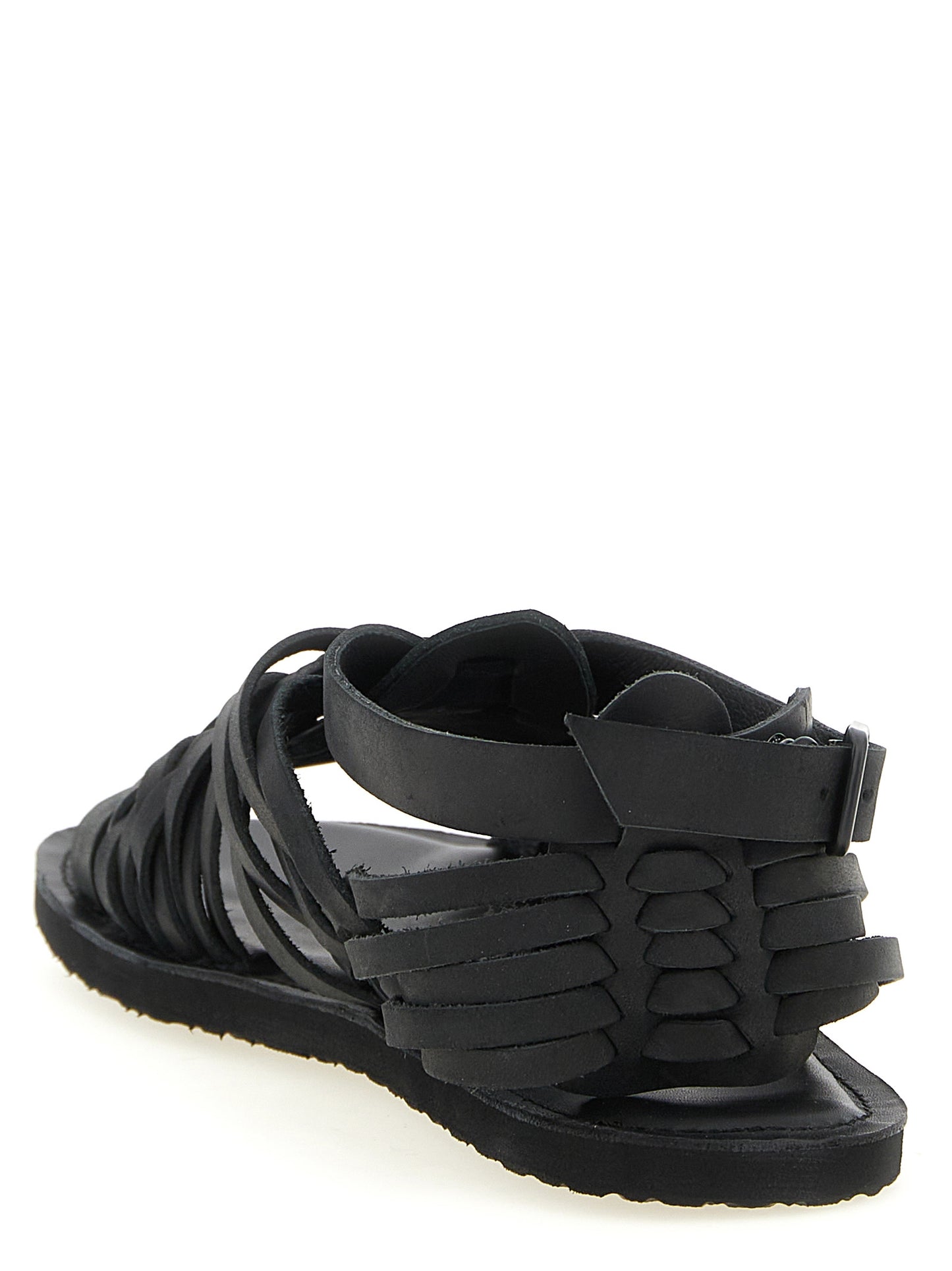 Yohji Yamamoto Men Braided Leather Sandals YOHJI YAMAMOTO