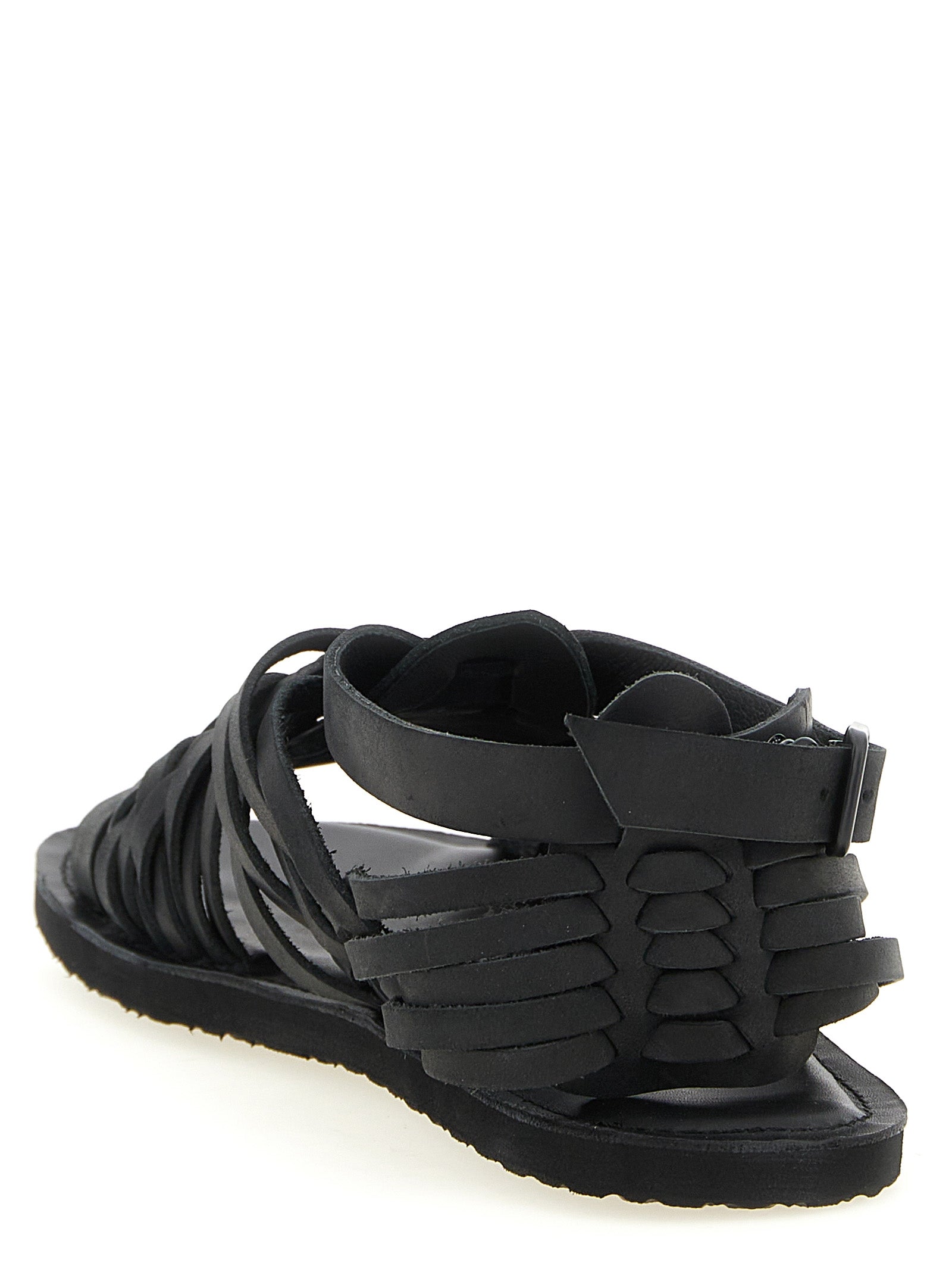 Yohji Yamamoto Men Braided Leather Sandals YOHJI YAMAMOTO