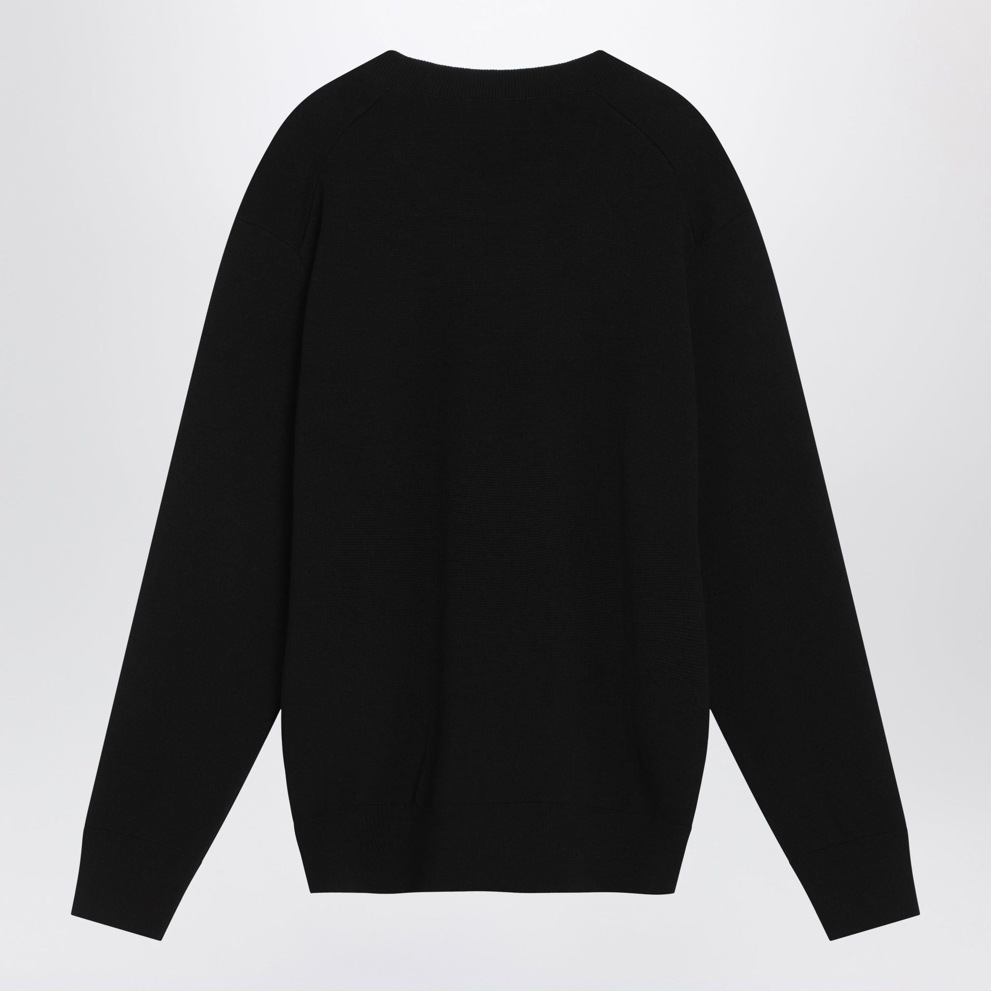 Ami Paris Black Ami De Coeur Sweater Men AMI PARIS
