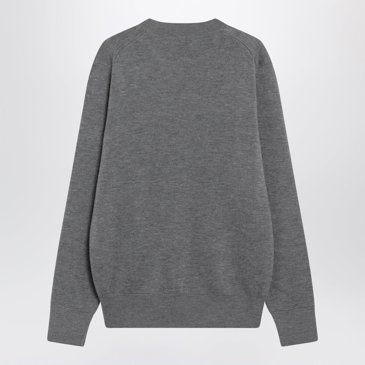 Ami Paris Grey Ami De Coeur Sweater Men AMI PARIS