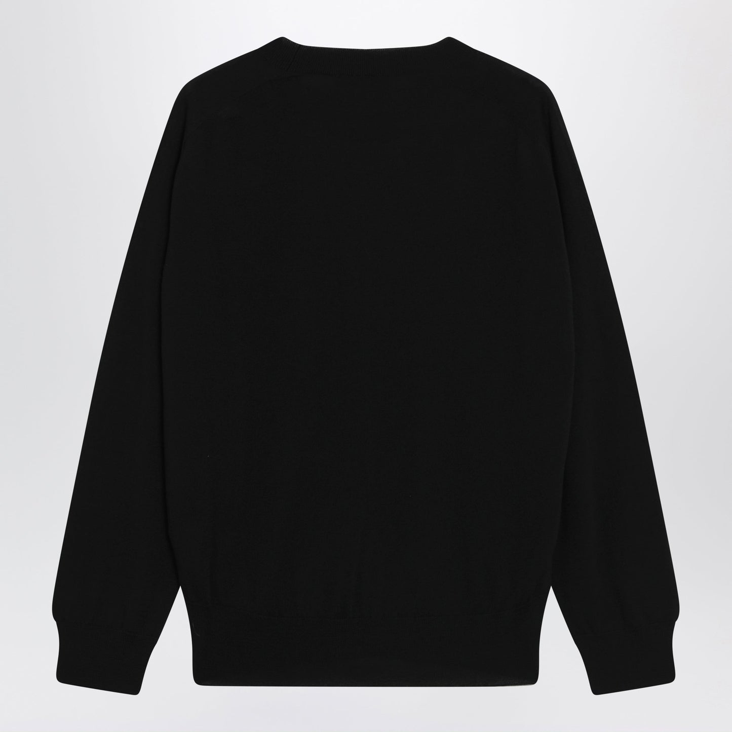 Ami Paris Black Ami De Coeur Wool Sweater By Ami Paris Men AMI PARIS