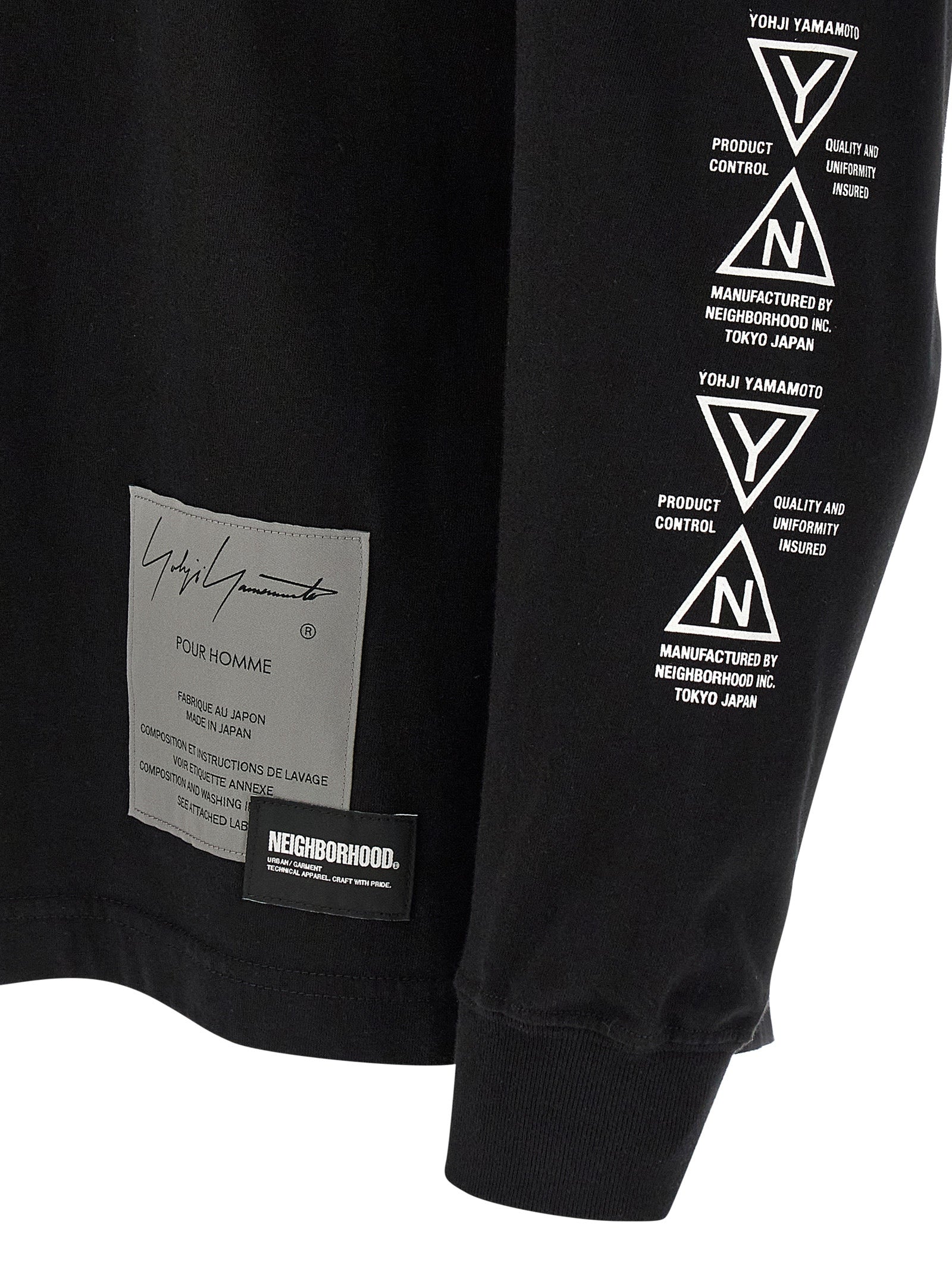 Yohji Yamamoto Men Yohji Yamamoto × Nh 'Ls Tee' T-Shirt YOHJI YAMAMOTO