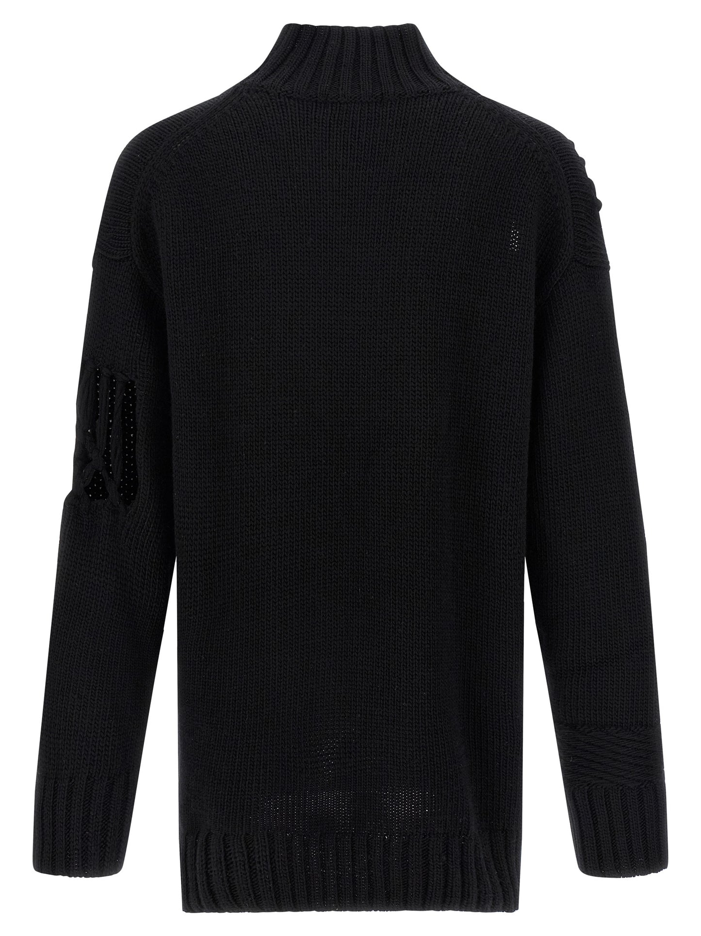 Yohji Yamamoto Men Macramé Insert Sweater YOHJI YAMAMOTO
