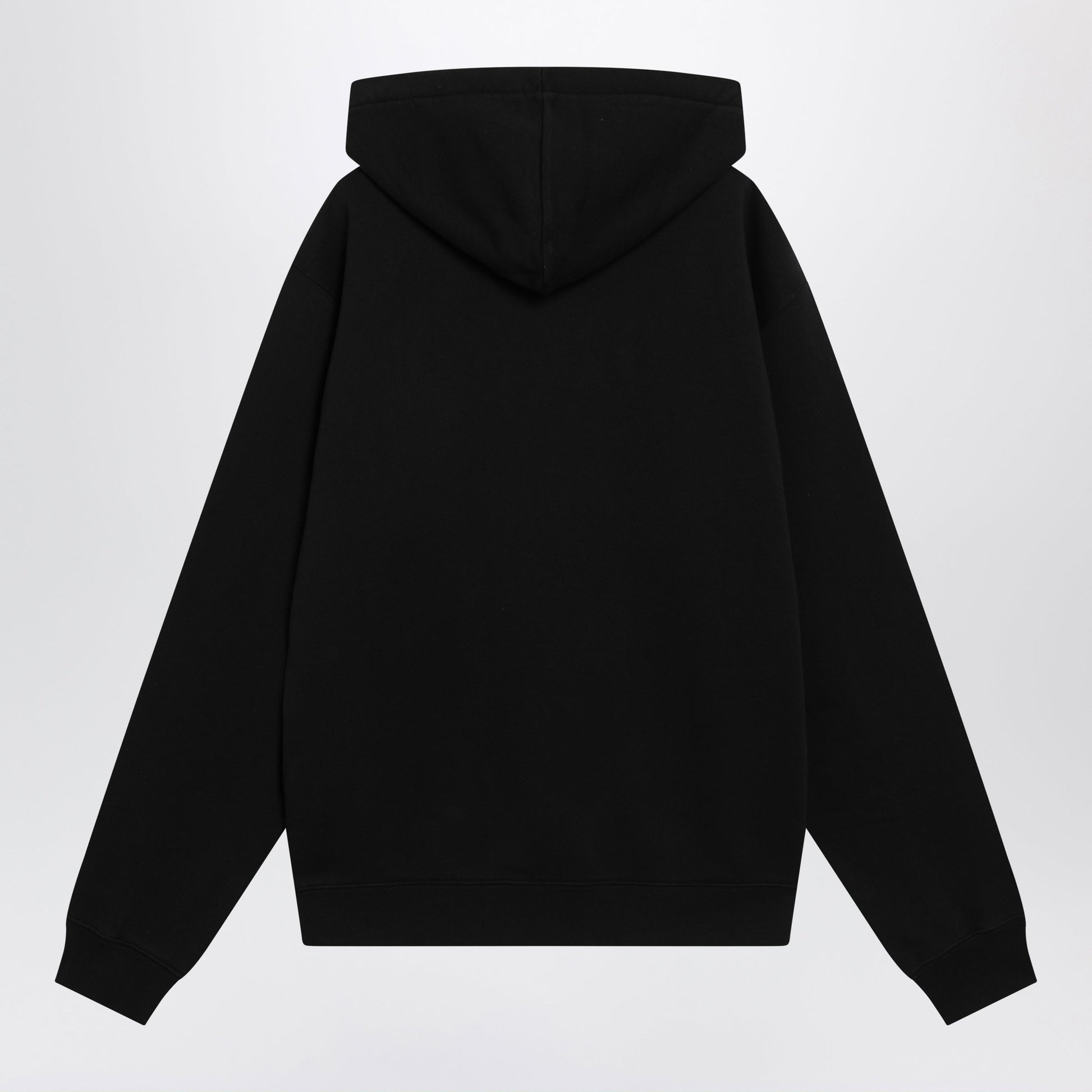 Jacquemus Black Hoodie With Grosgrain Logo Men JACQUEMUS
