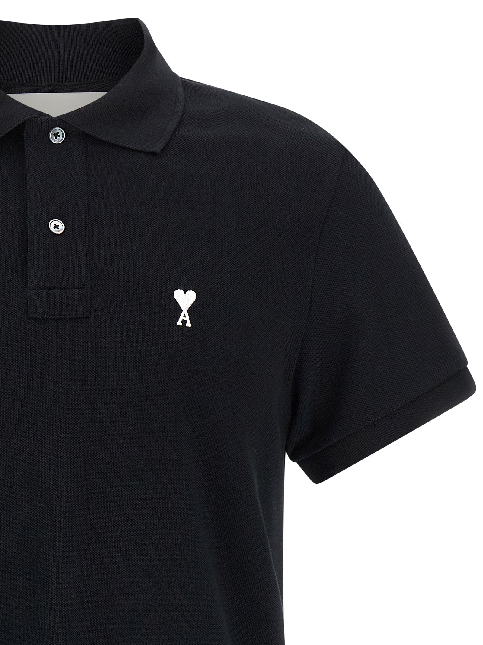 Ami Paris Men 'Ami De Coeur' Polo Shirt AMI PARIS